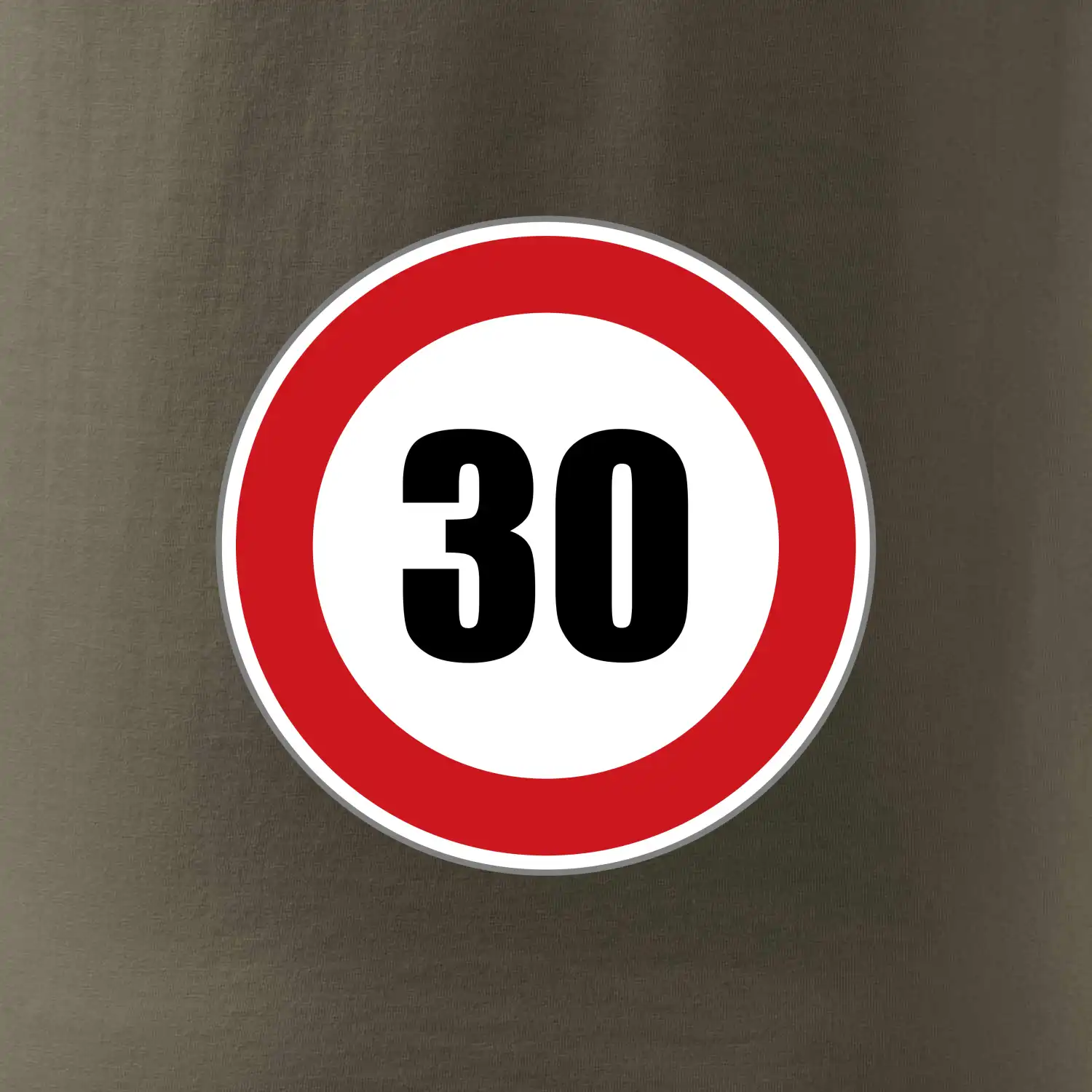 Dopravní značka - omezení rychlosti 30