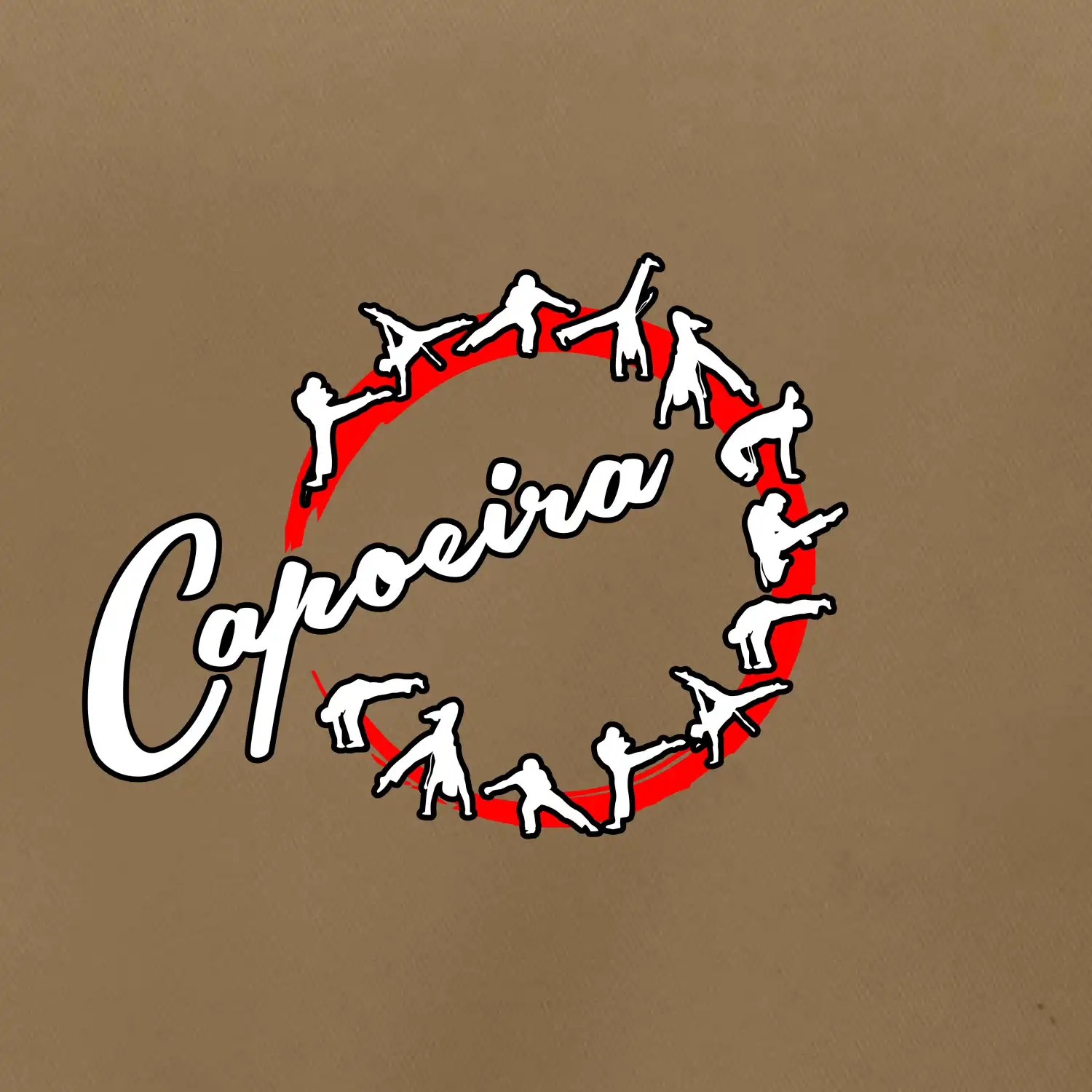 Capoeira cviky v kruhu