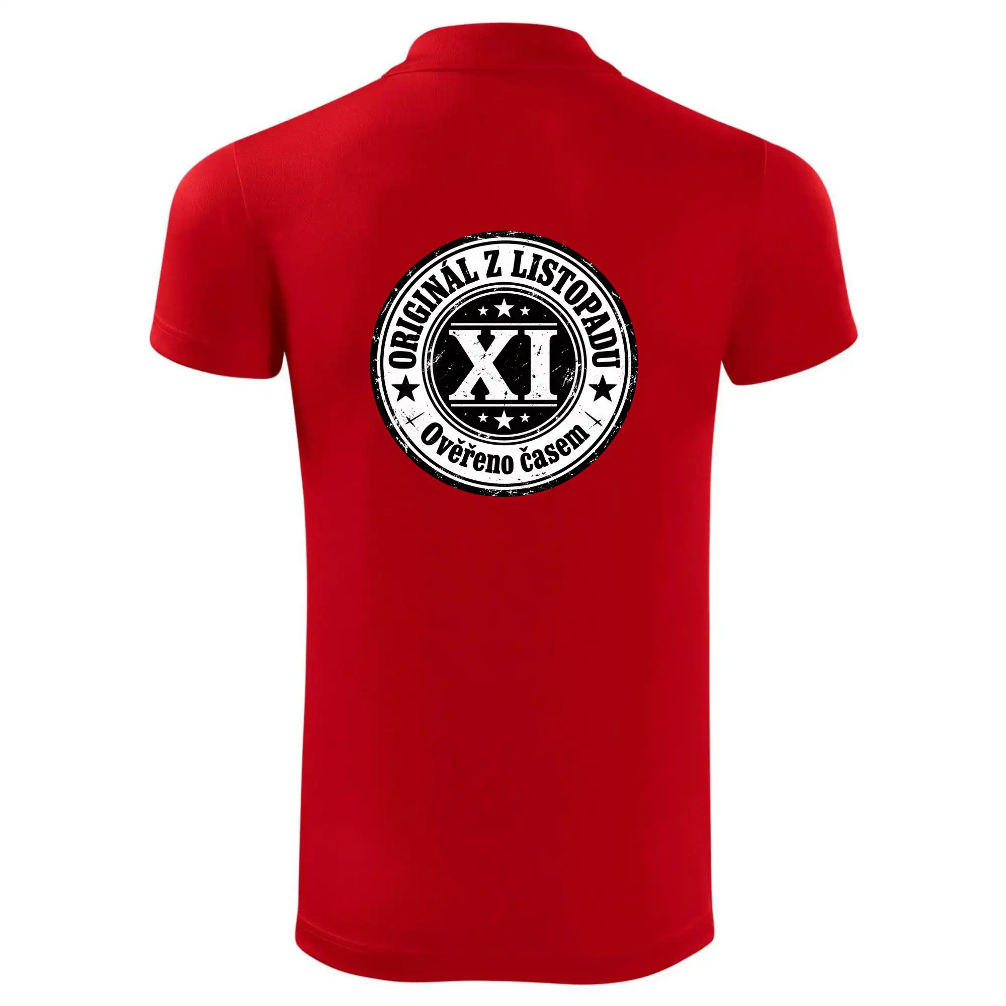 Originál z listopadu černobílá pečeť XI