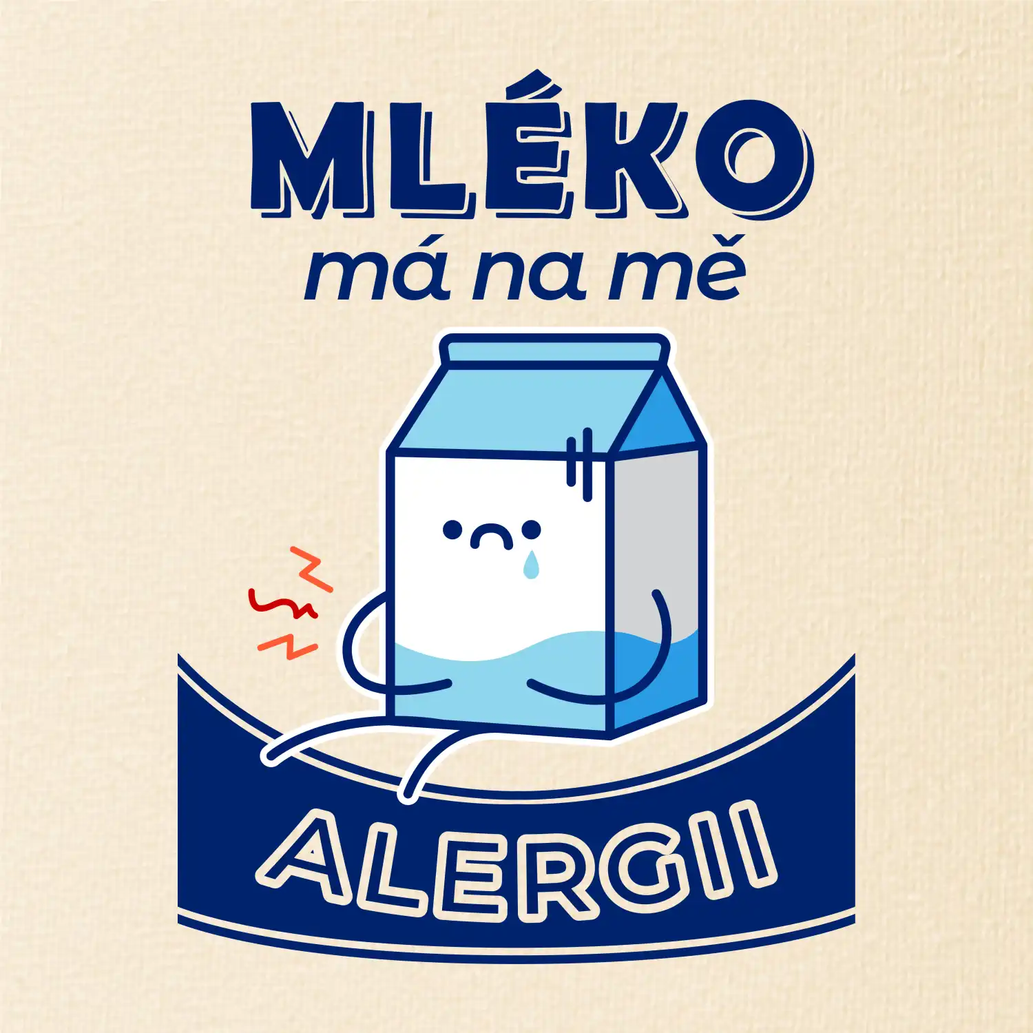 Mléko má na mě alergii
