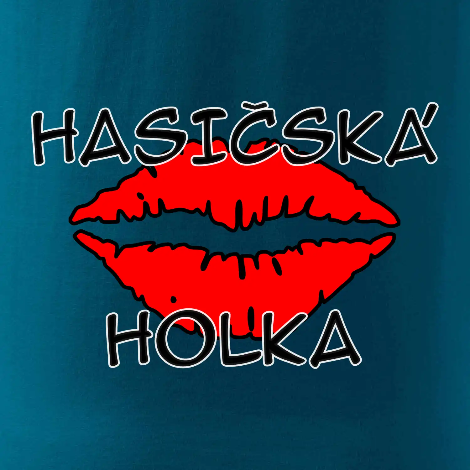 Hasičská holka - pusa