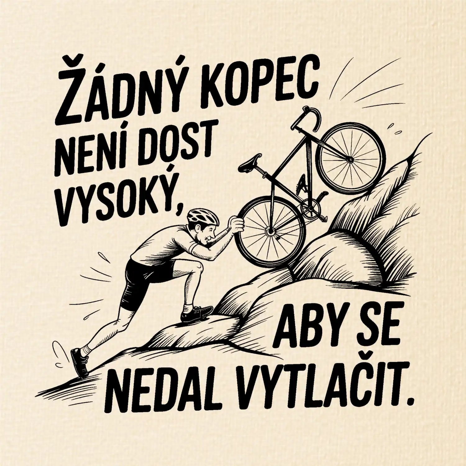 Žádný kopec není dost vysoký, aby se nedal vytlačit
