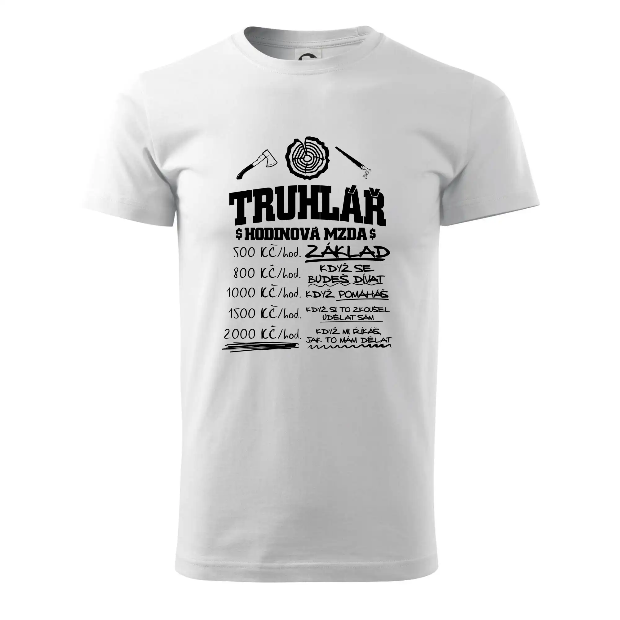 Hodinová mzda truhlář