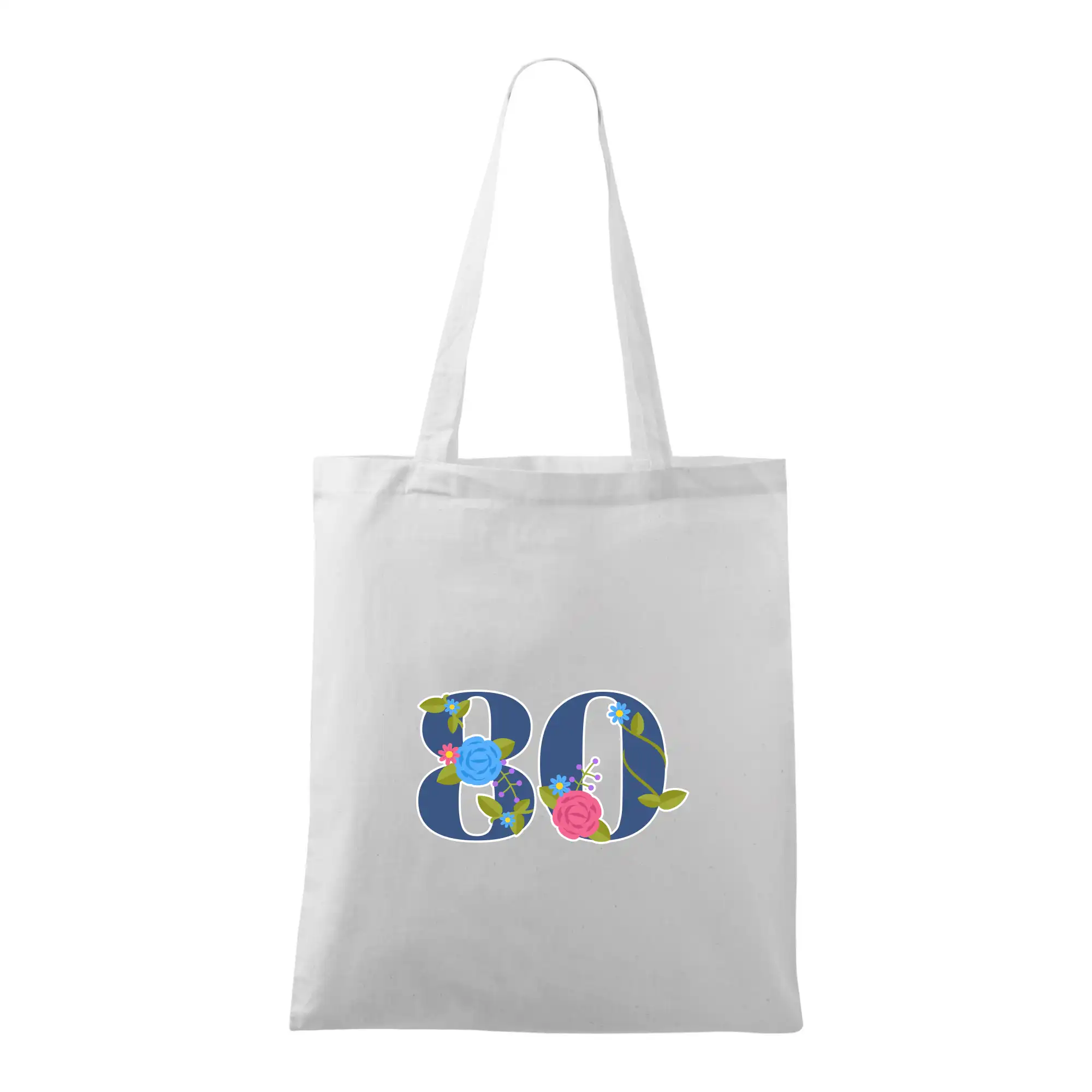 Květinové číslo kreslené - 80