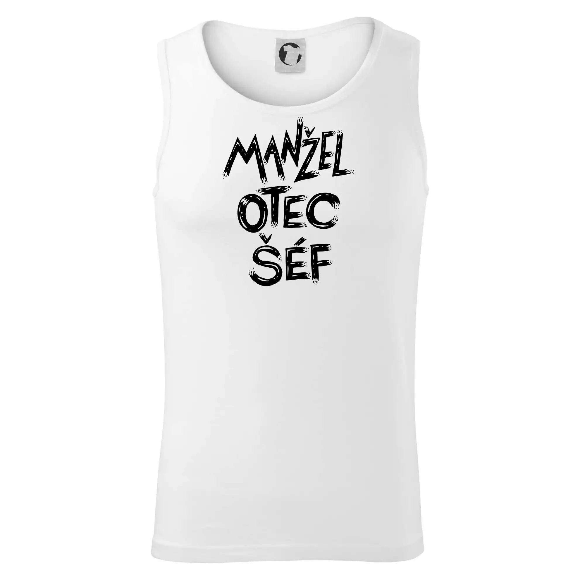 Manžel otec šéf - nápis štětkou (Pecka design)
