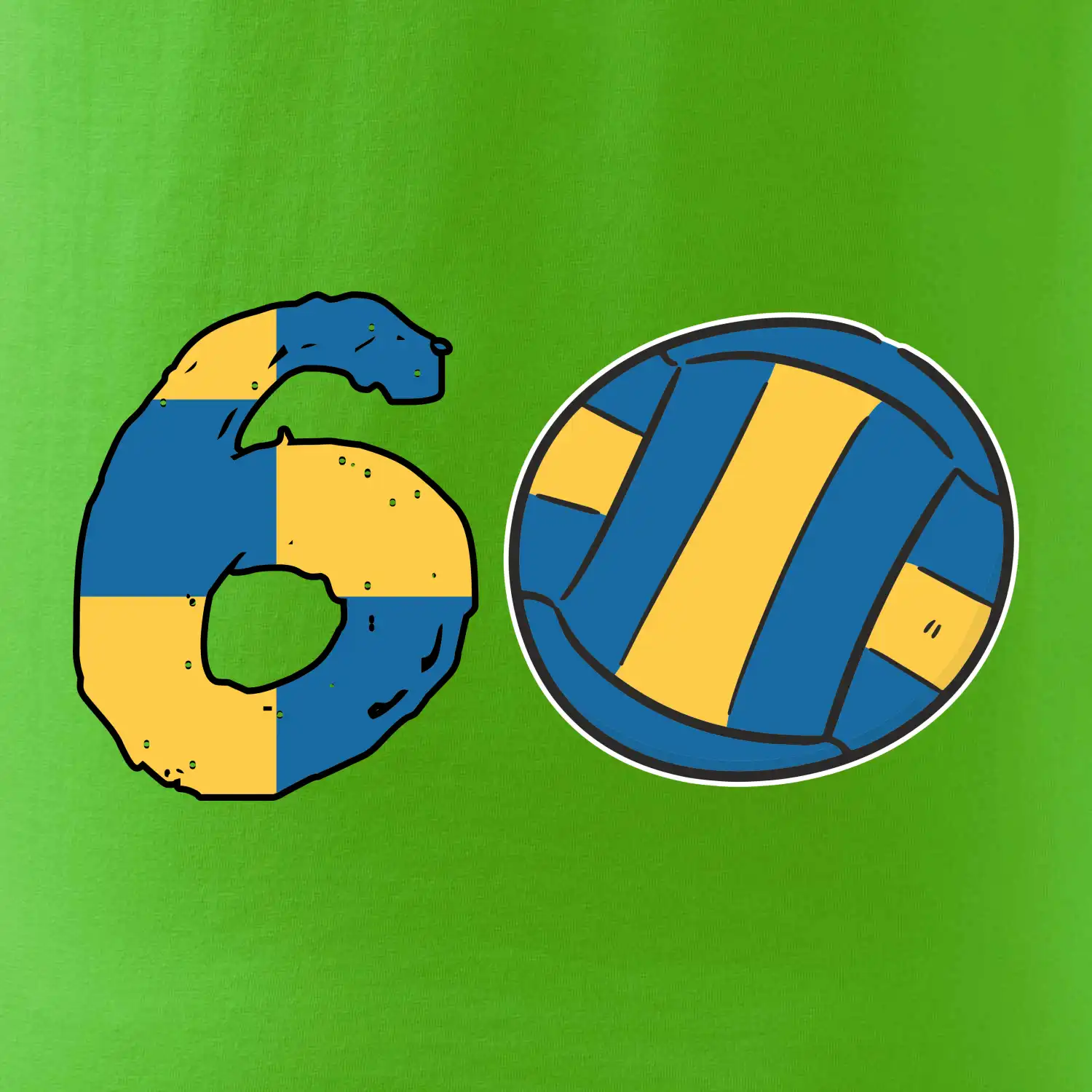 Volejbal kulaté narozeniny 60
