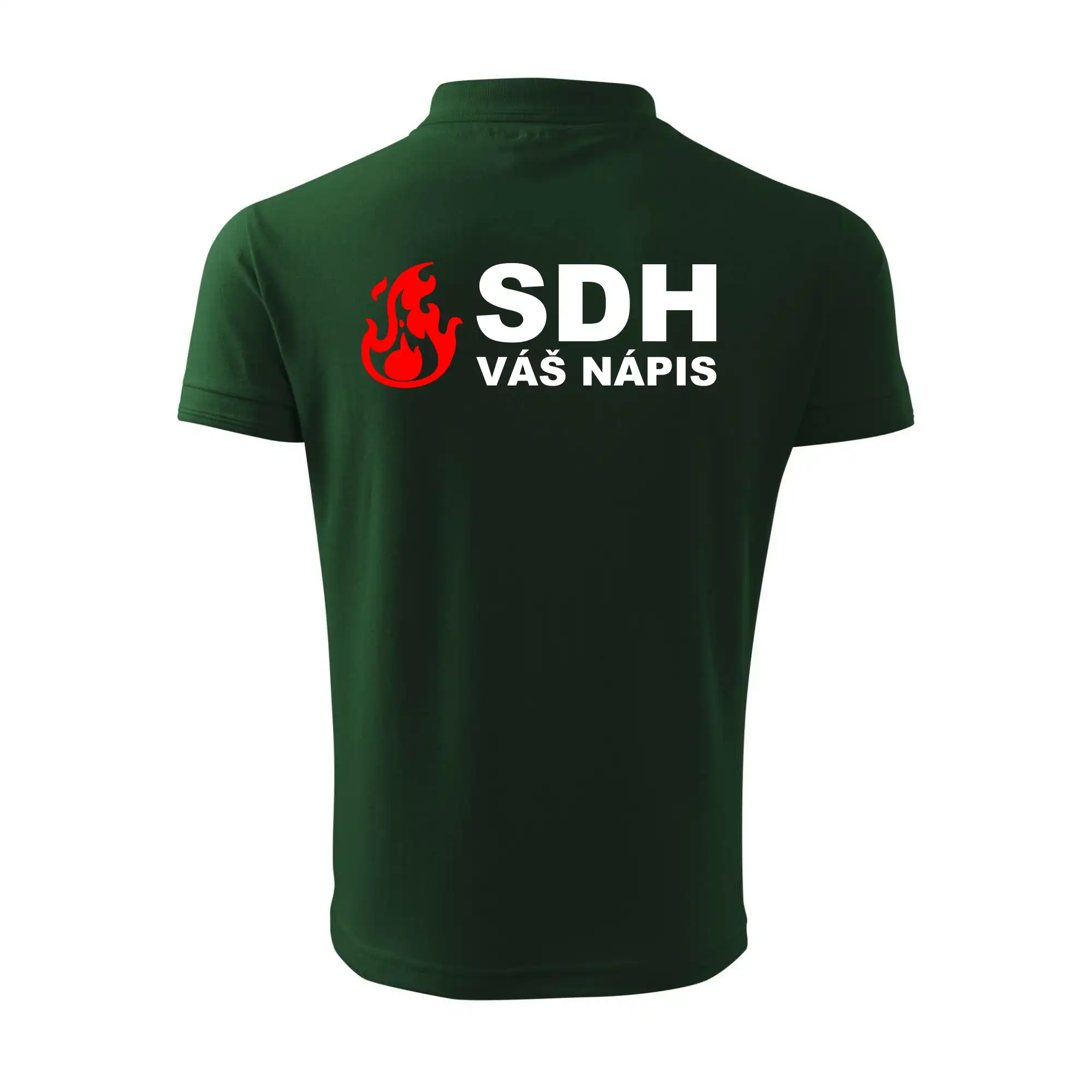 SDH nápis (oheň, firesport, název sboru - vlastní nápis)