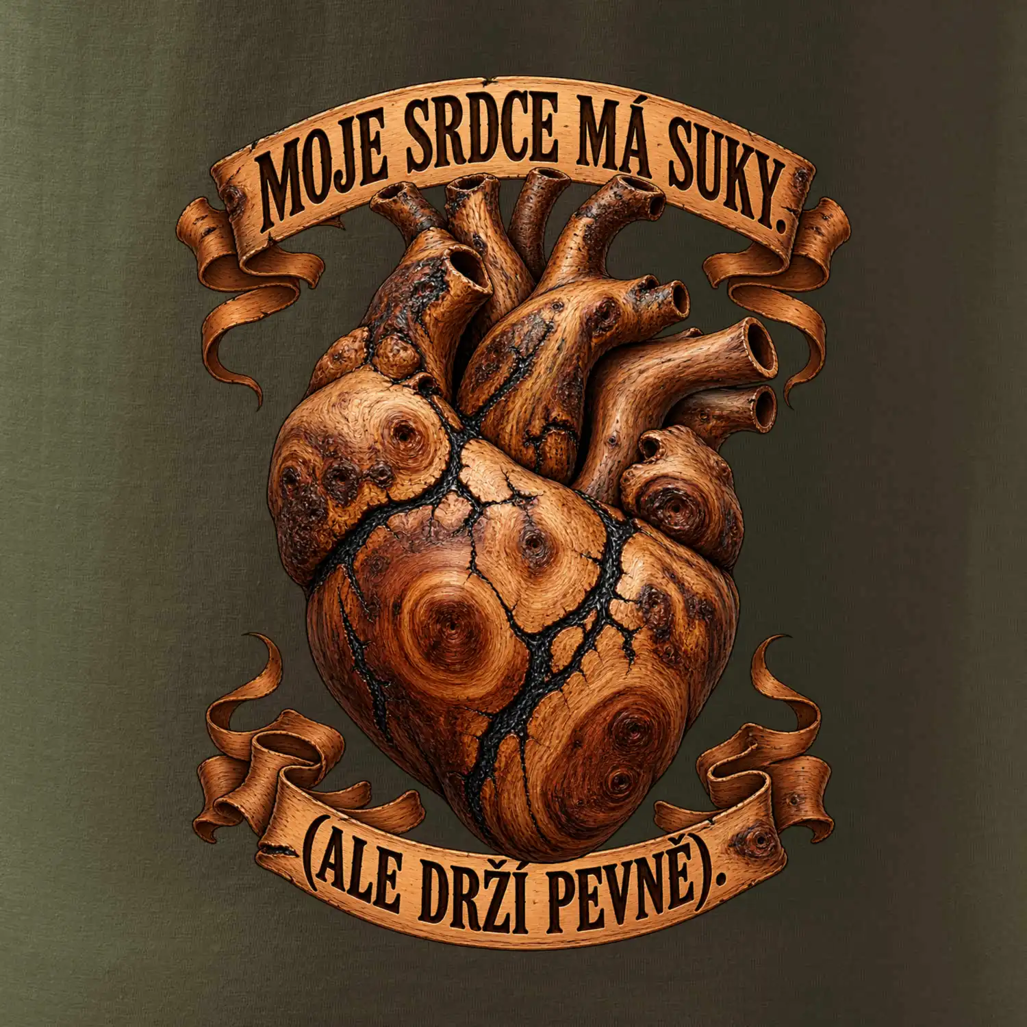 Moje srdce má suky ale drží pevně