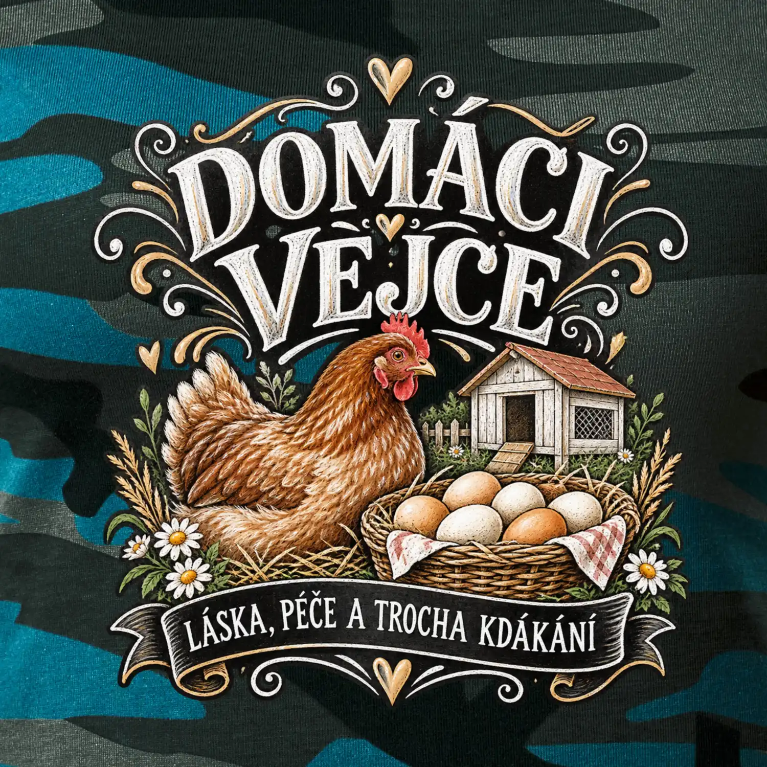 Domácí vejce z farmy