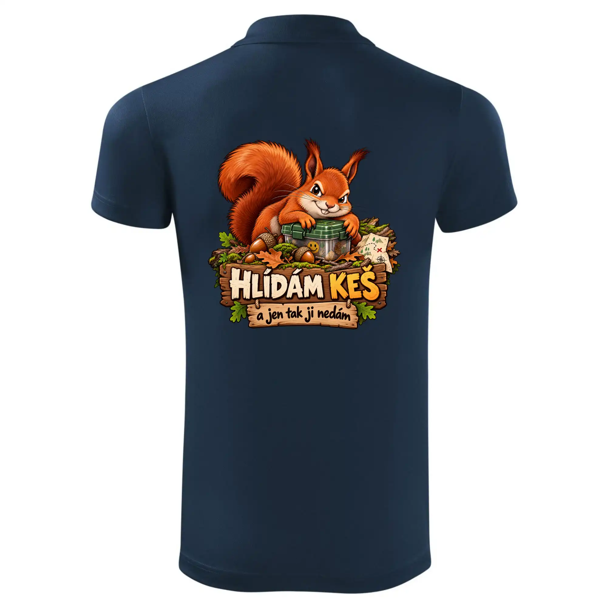 Hlídám keš veverka s pokladem