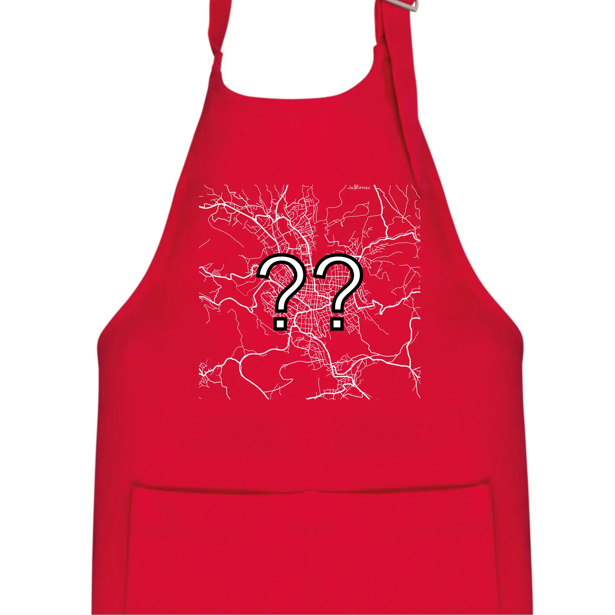 Mapy měst černobílé - Vaše město