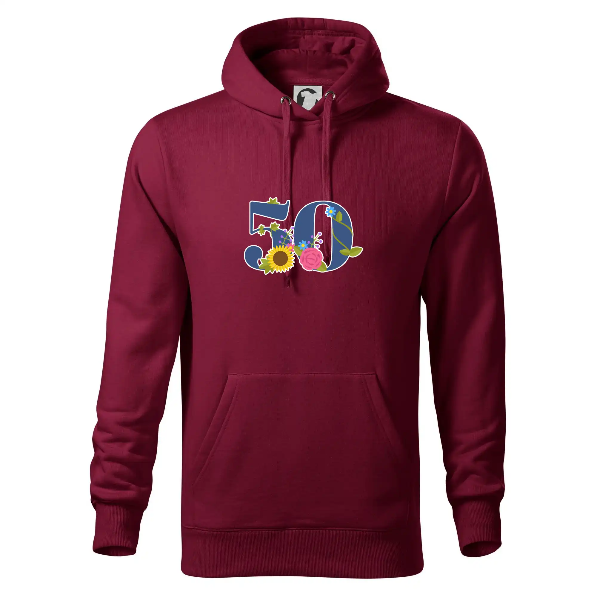 Květinové číslo kreslené - 50