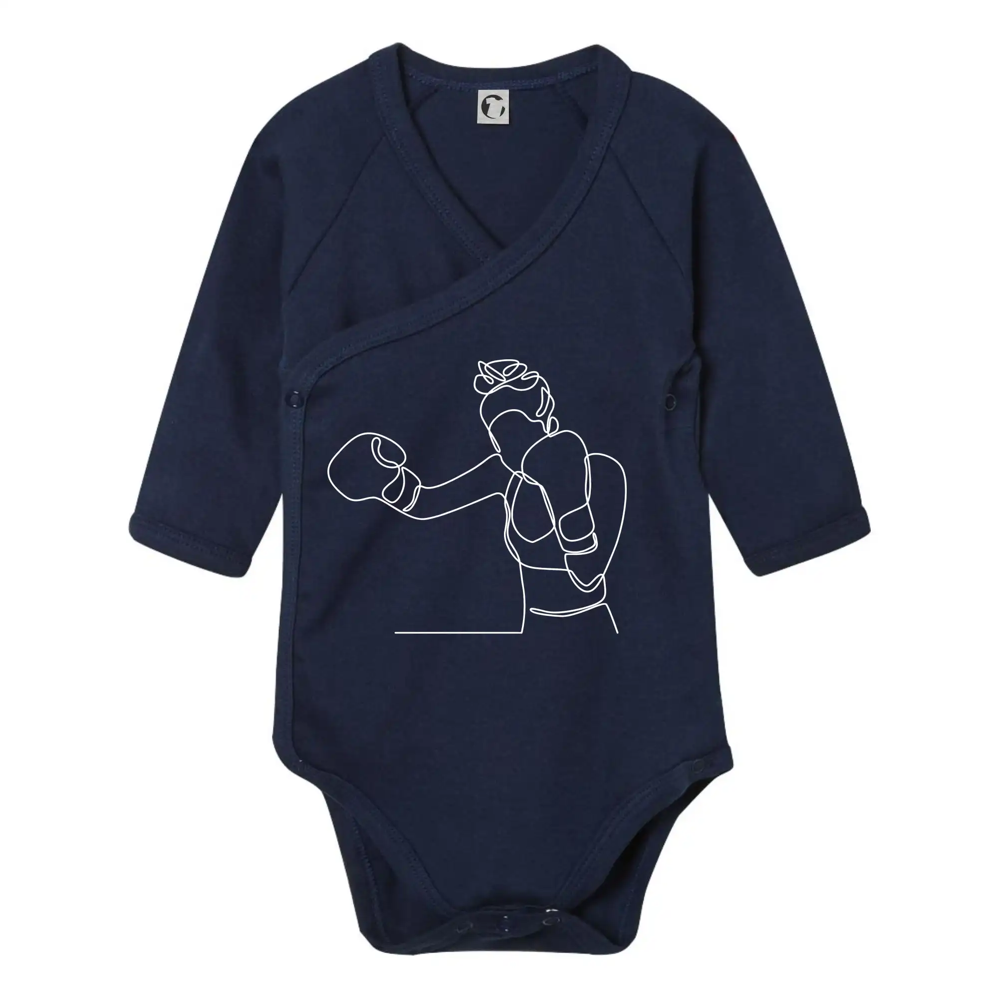 Žena boxerka jedním tahem