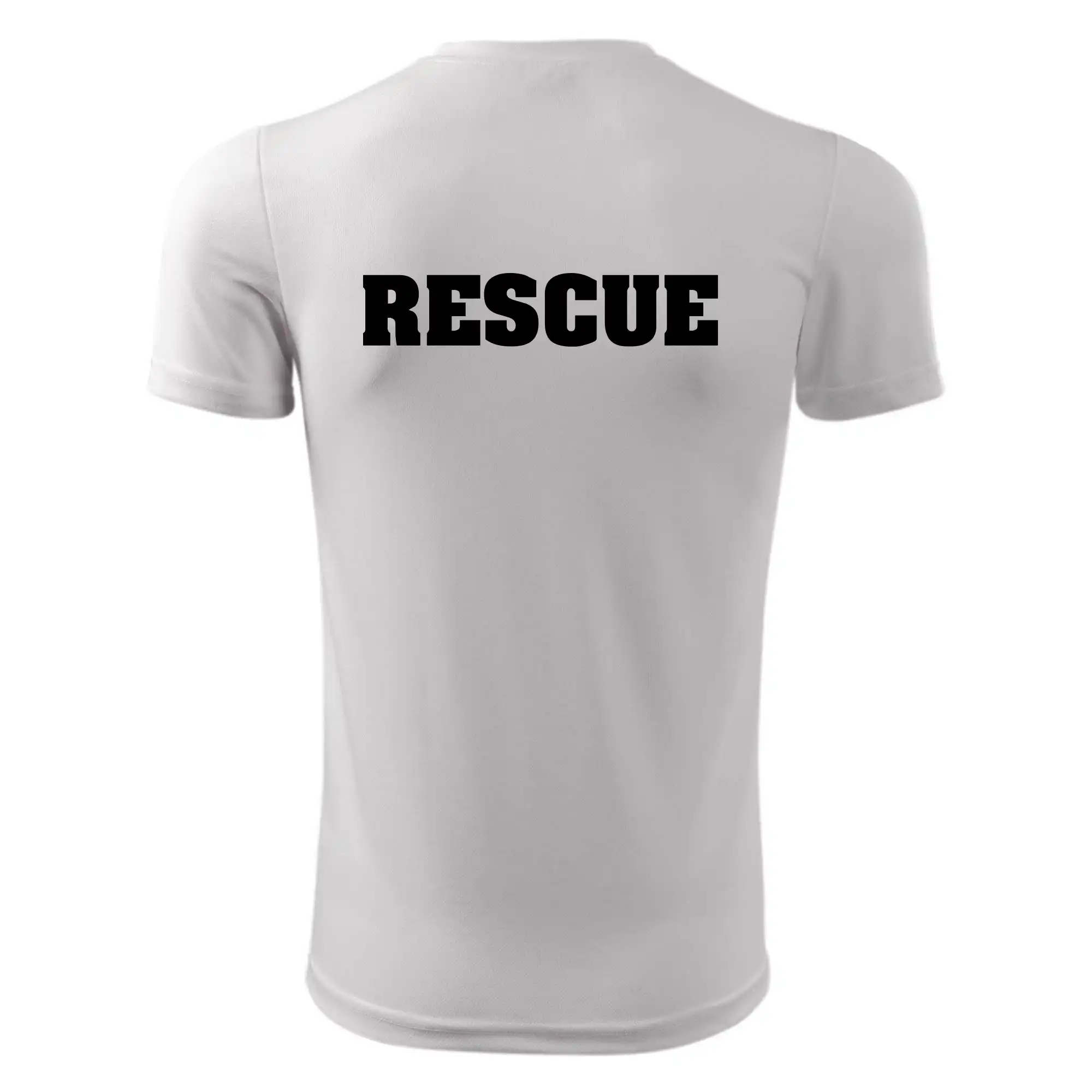 Rescue - Hvězda na prsu +  nápis na zádech