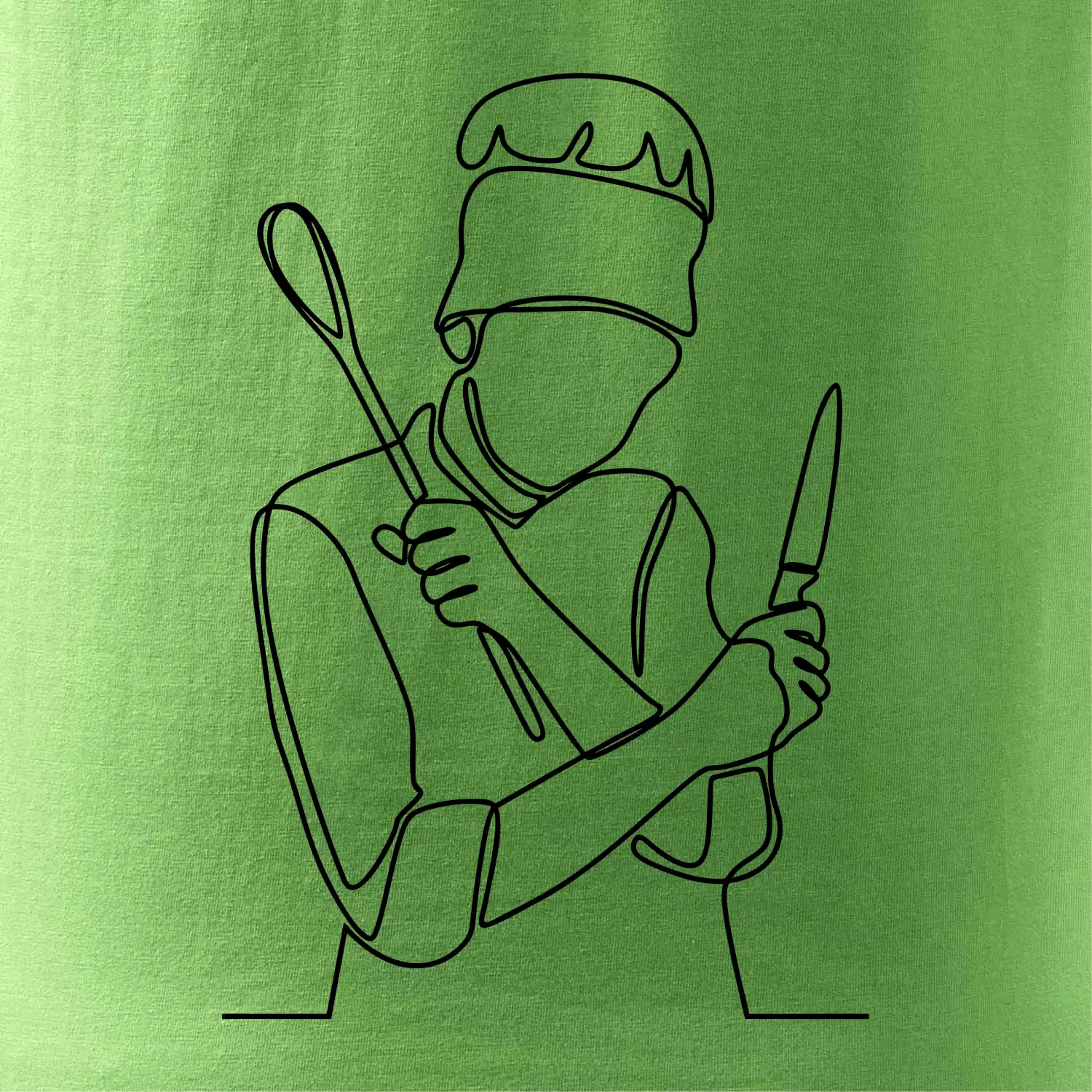 Kuchař jedním tahem