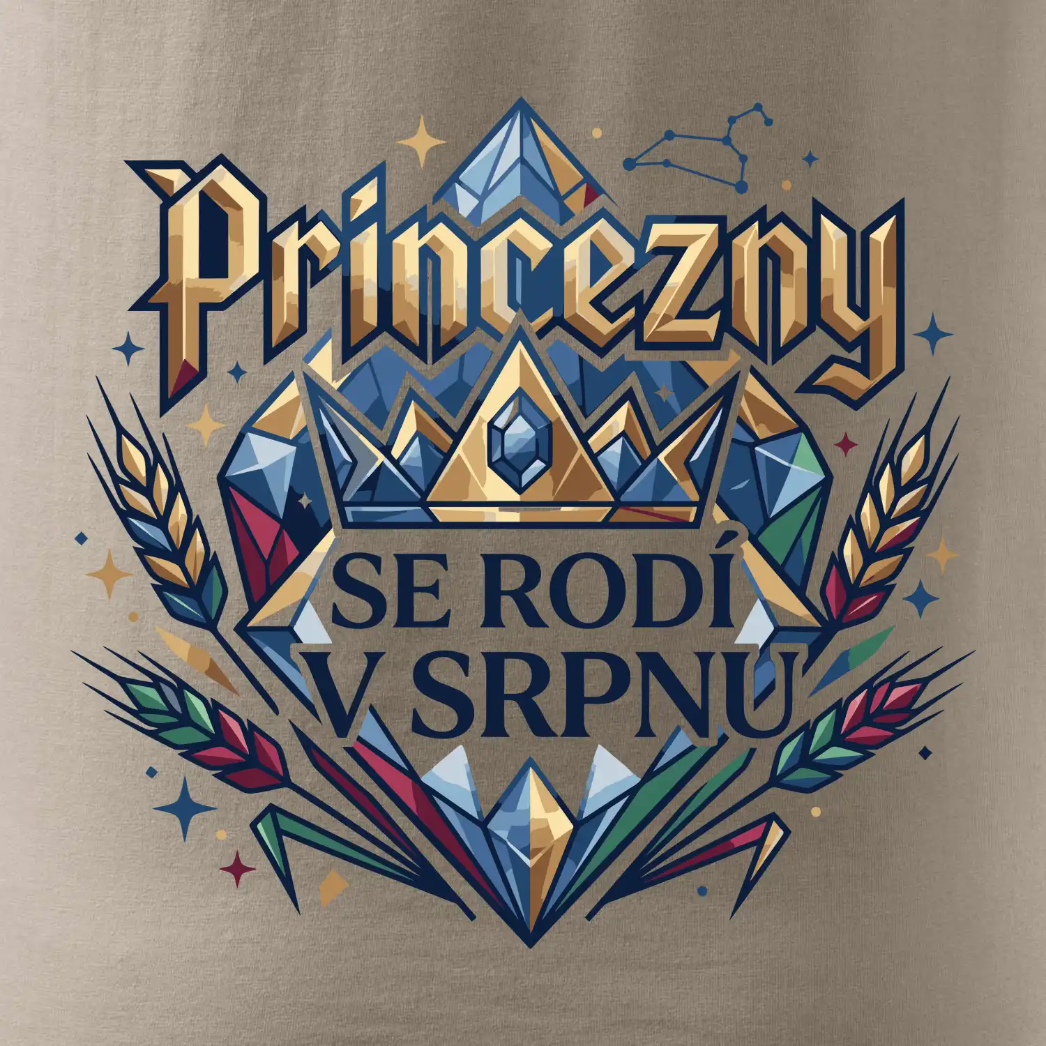 Diamant princezny se rodí v srpnu