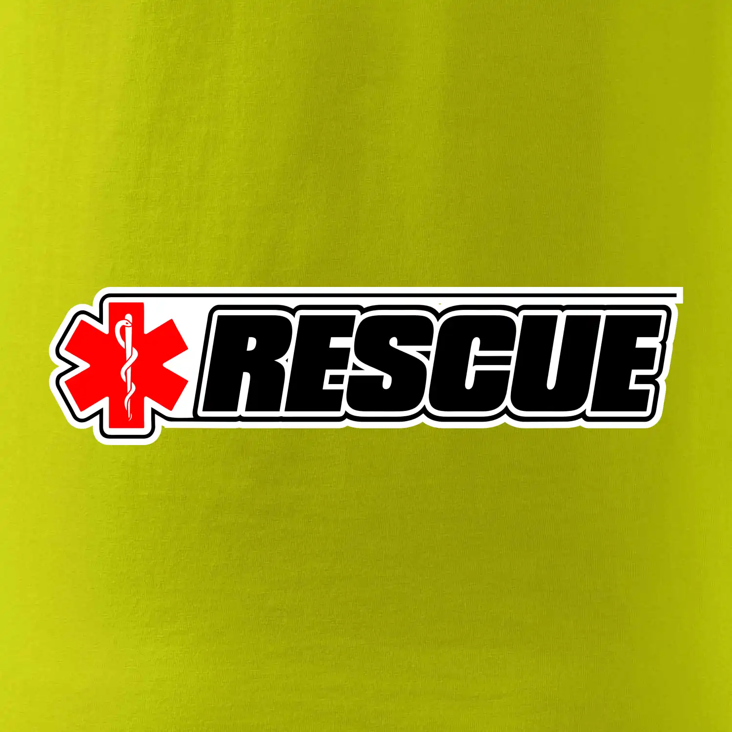 Záchranář rescue kříž červený