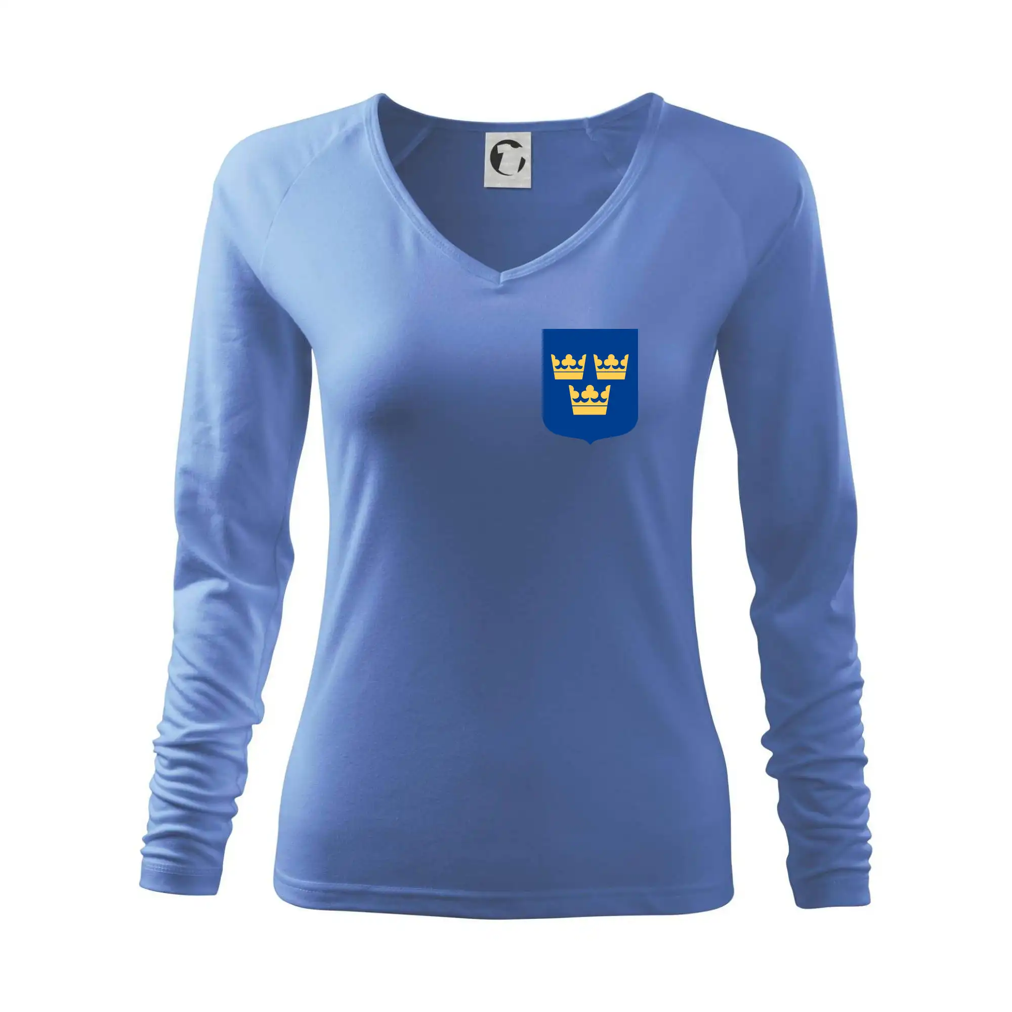 Švédský znak tři korunky na prso