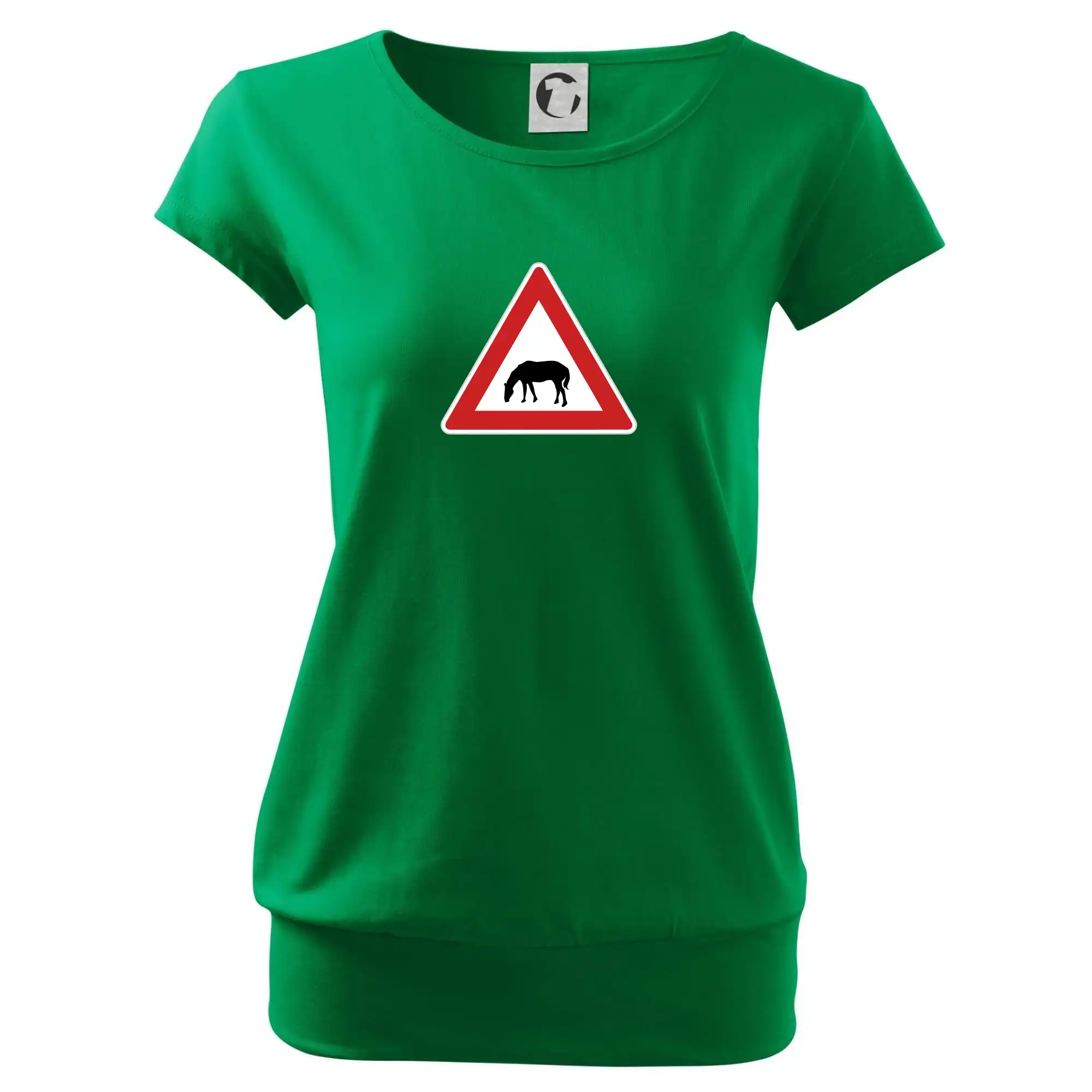 Dopravní značka - Pozor pasoucí se kůň