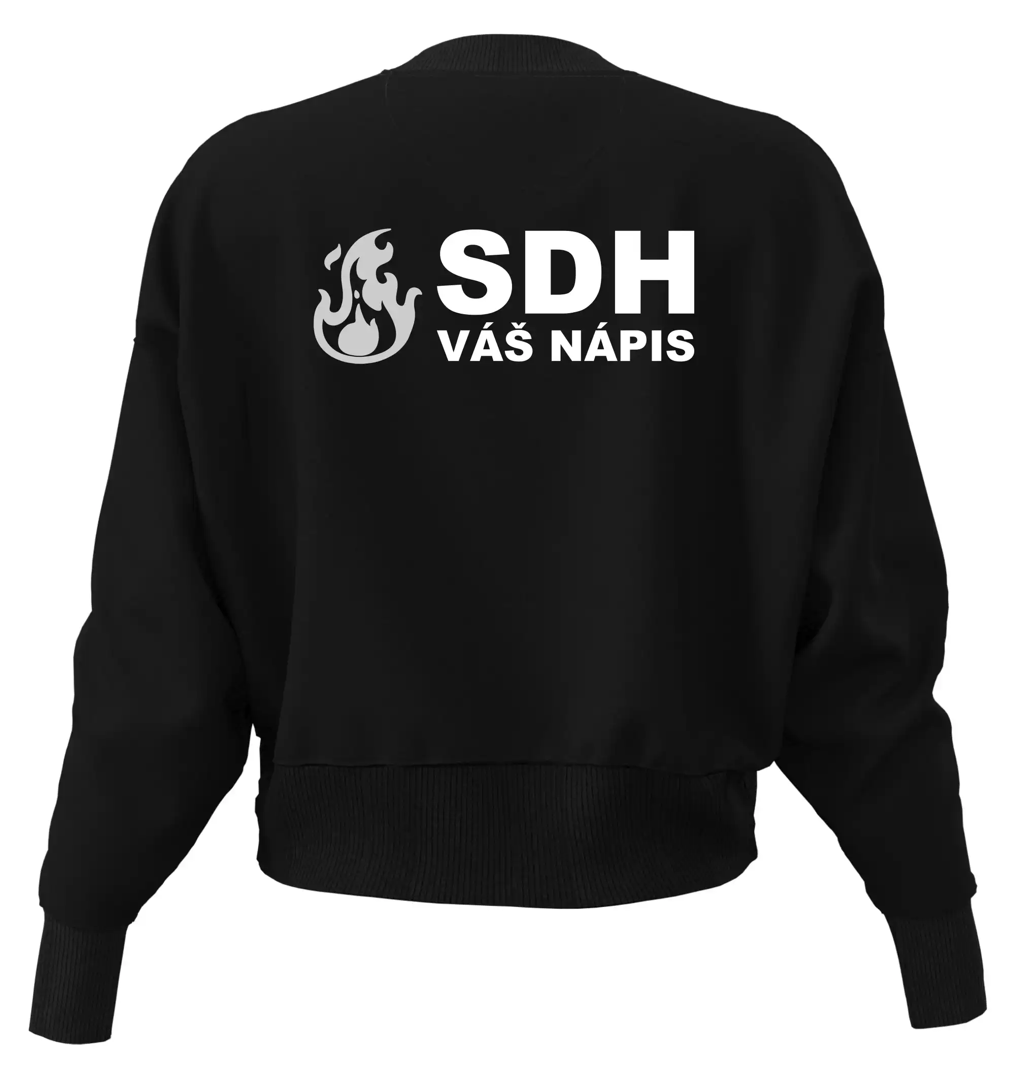 SDH REFLEXNÍ nápis (oheň, firesport, název sboru - vlastní nápis)