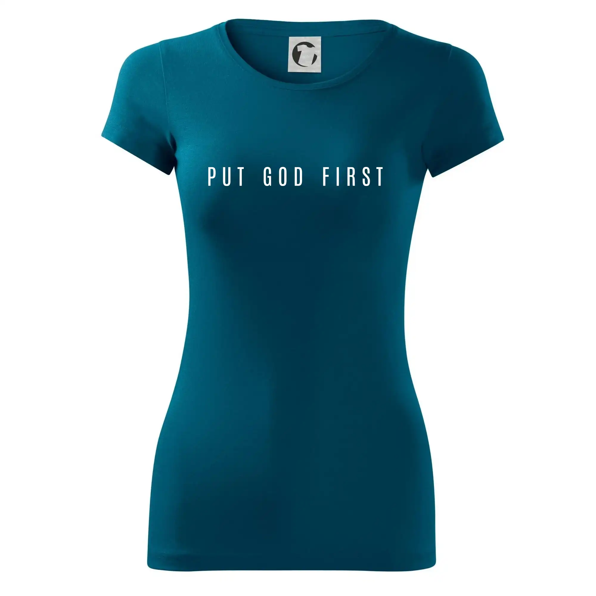 Put God first slabý nápis