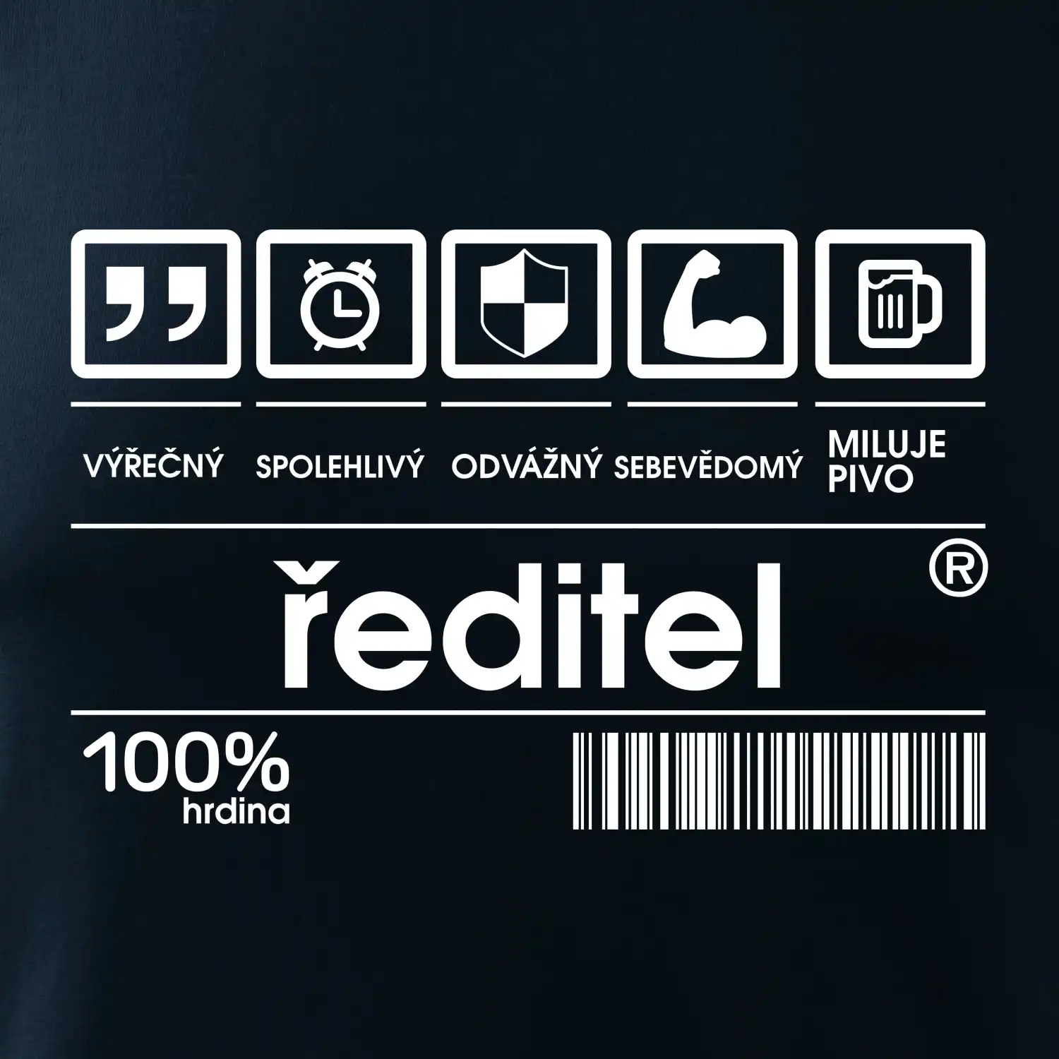 Čárový kód - Ředitel