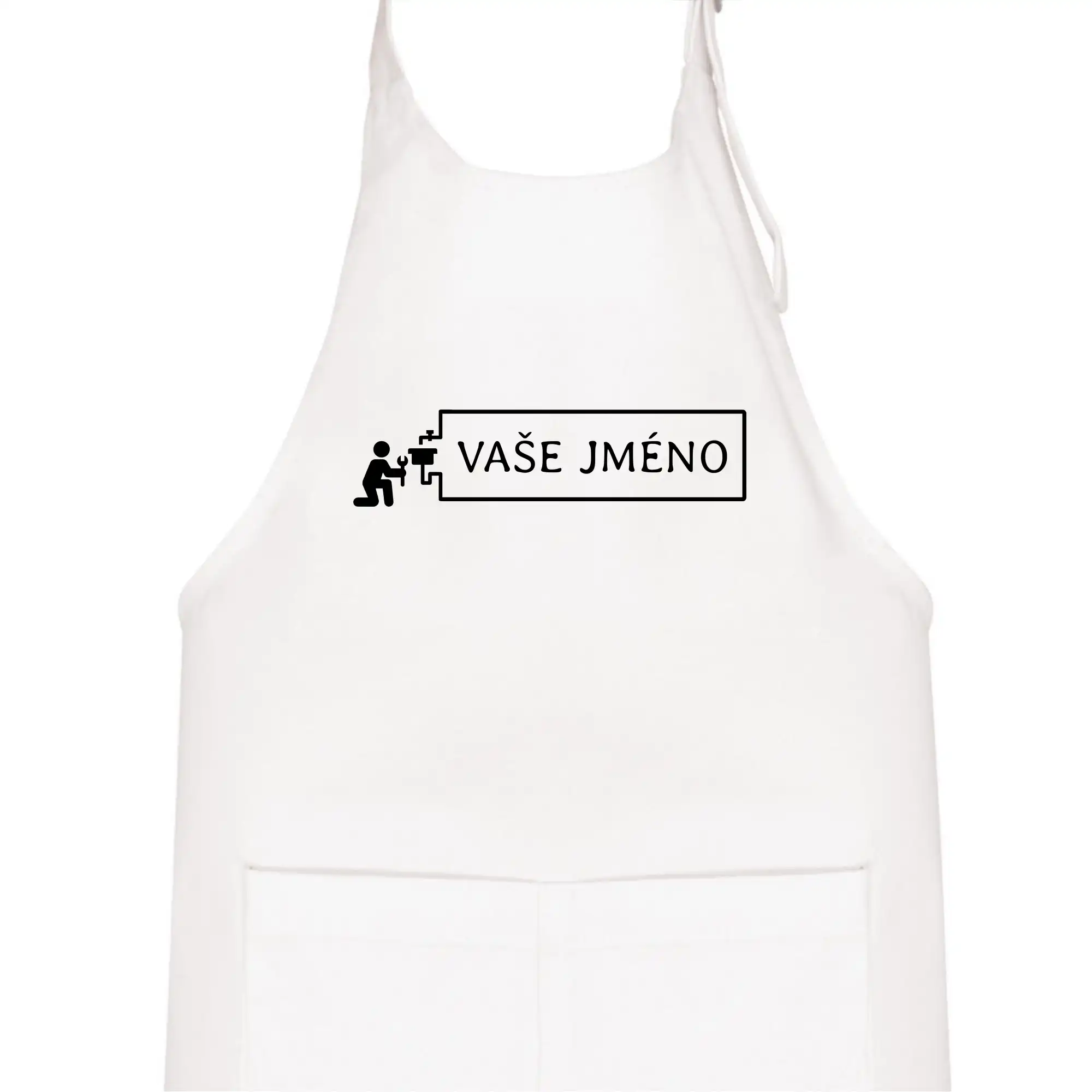 Instalatér - jméno v rámečku