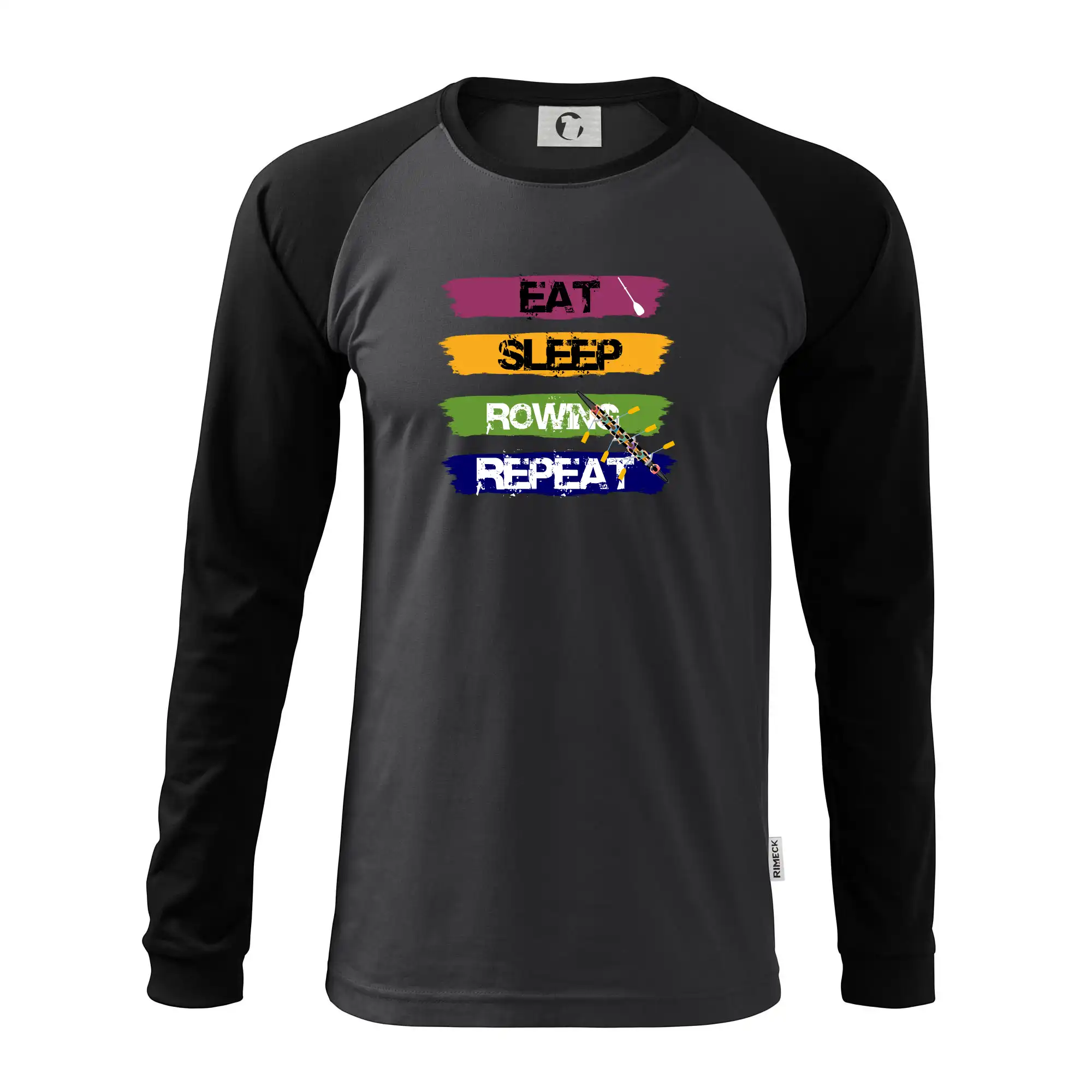 Eat sleep rowing repeat barevné