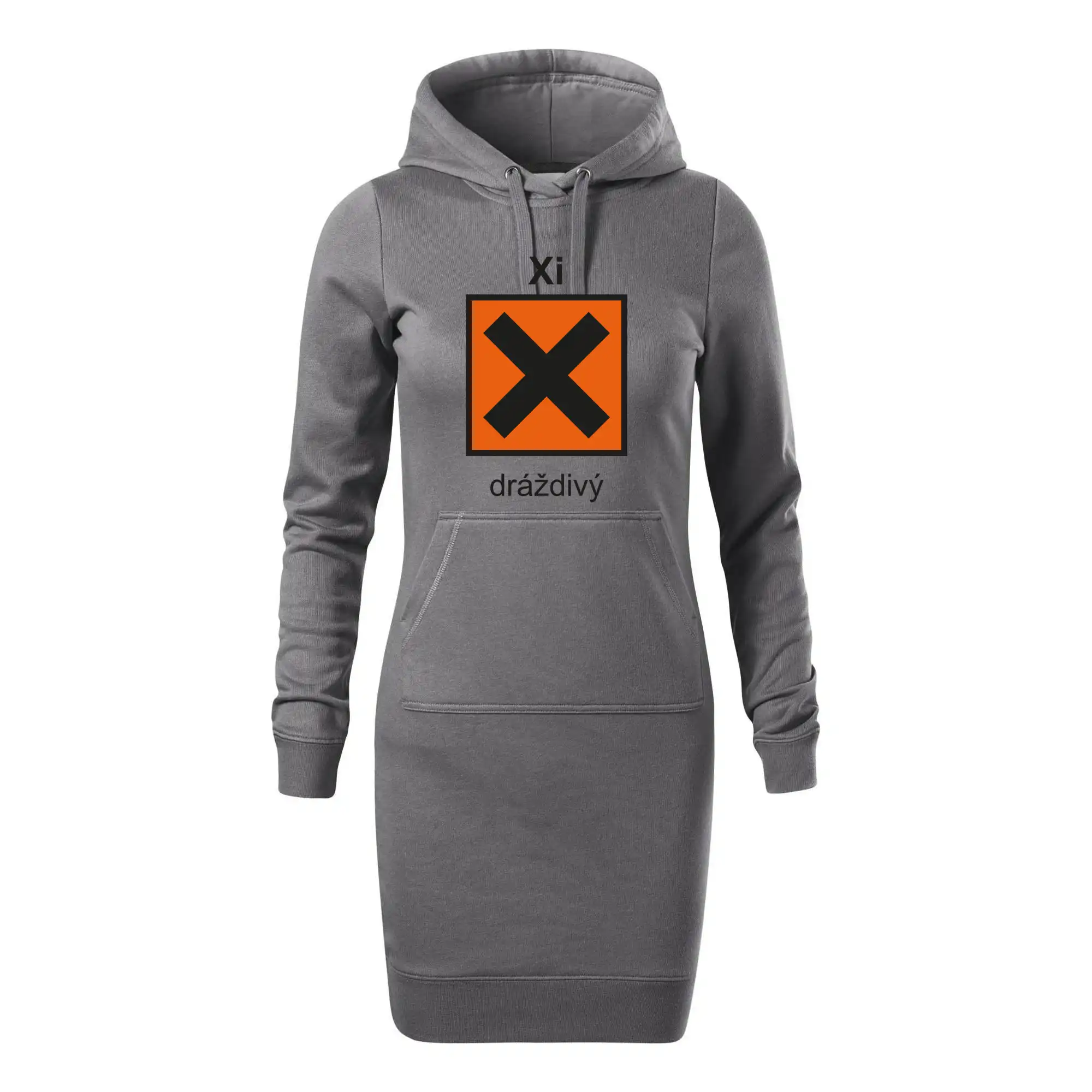 Xi Dráždivý - Výstražná tabulka na tričku