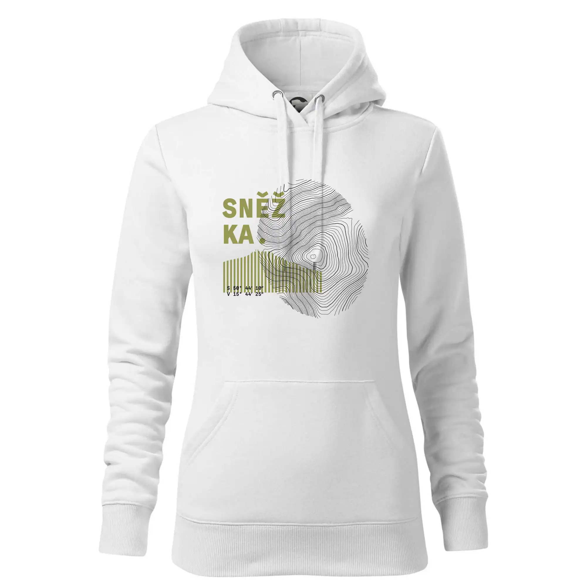 Sněžka - vrstevnice otisk