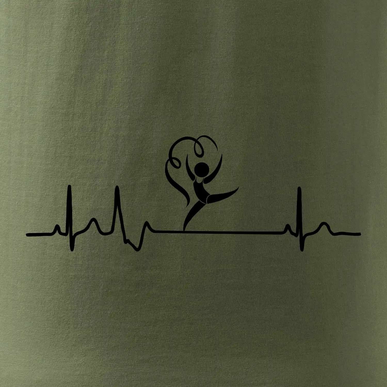 EKG moderní gymnastika stuha