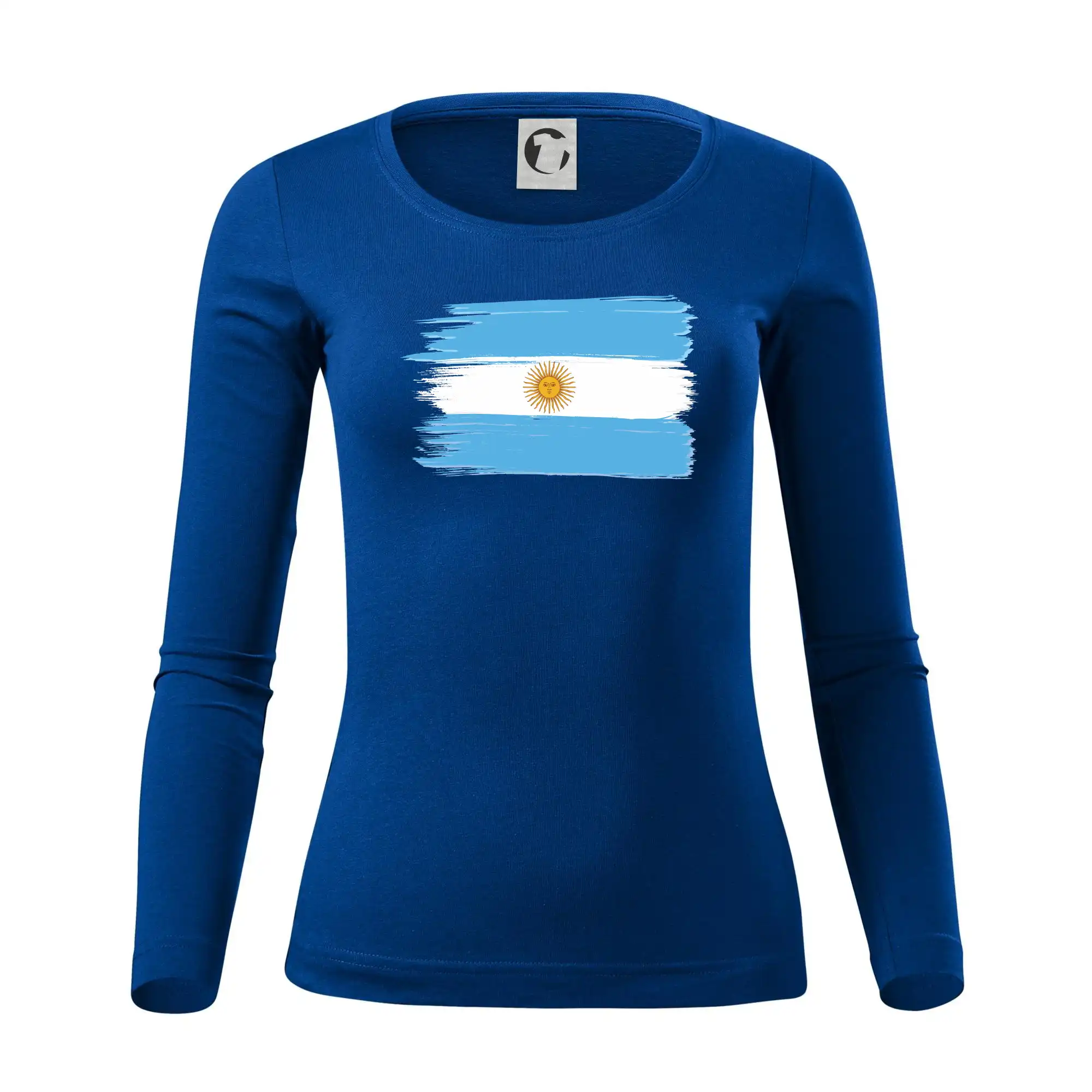 Argentina vlajka kreslená štětkou