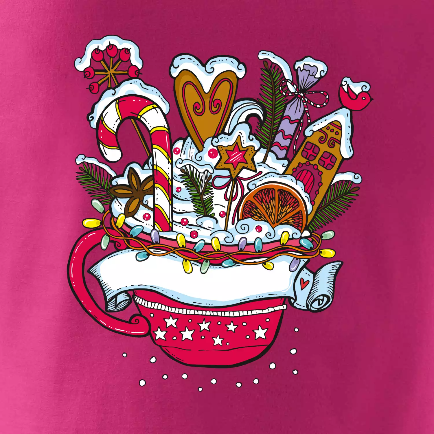 Vánoční Punč - hrneček (Pecka design)