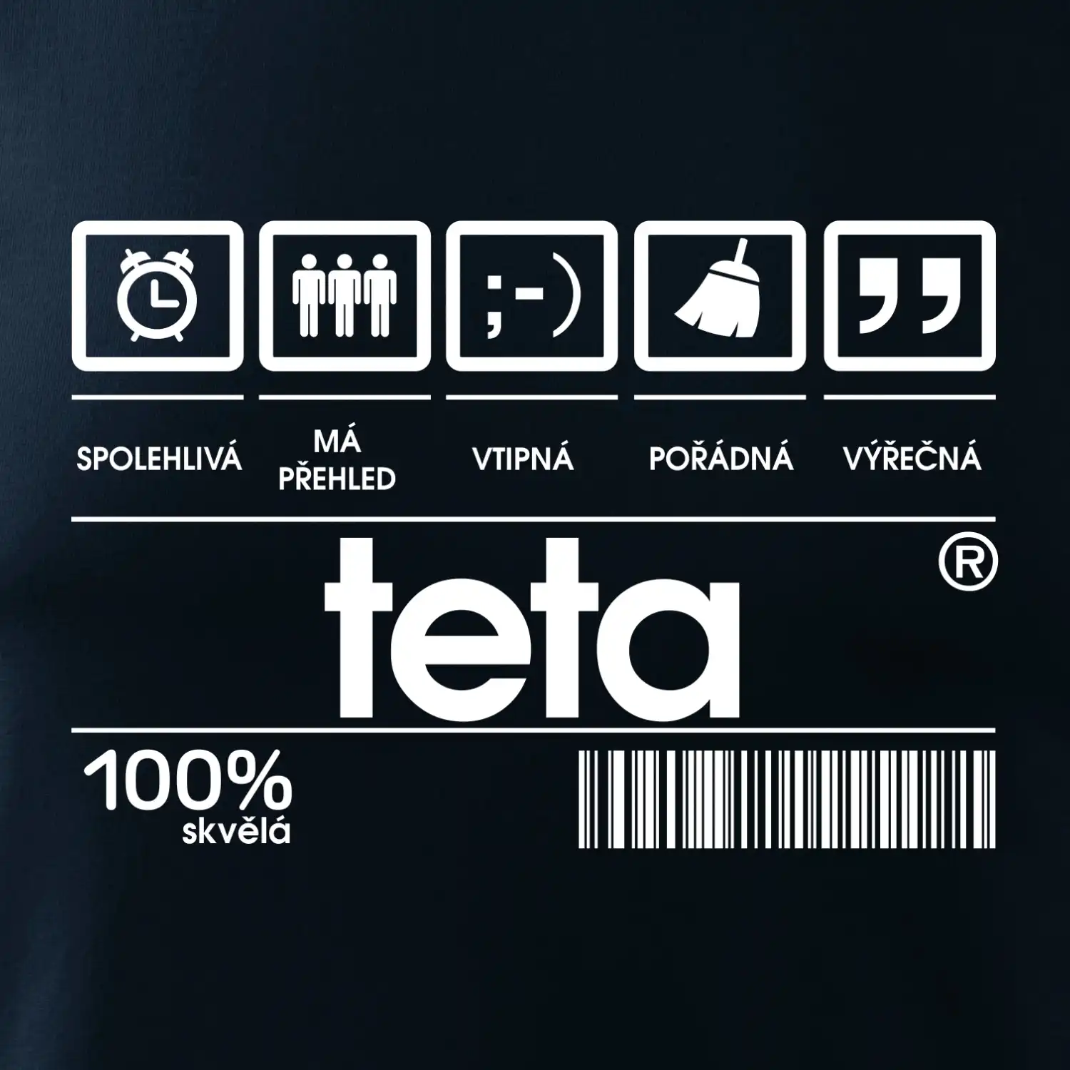 Čárový kód teta