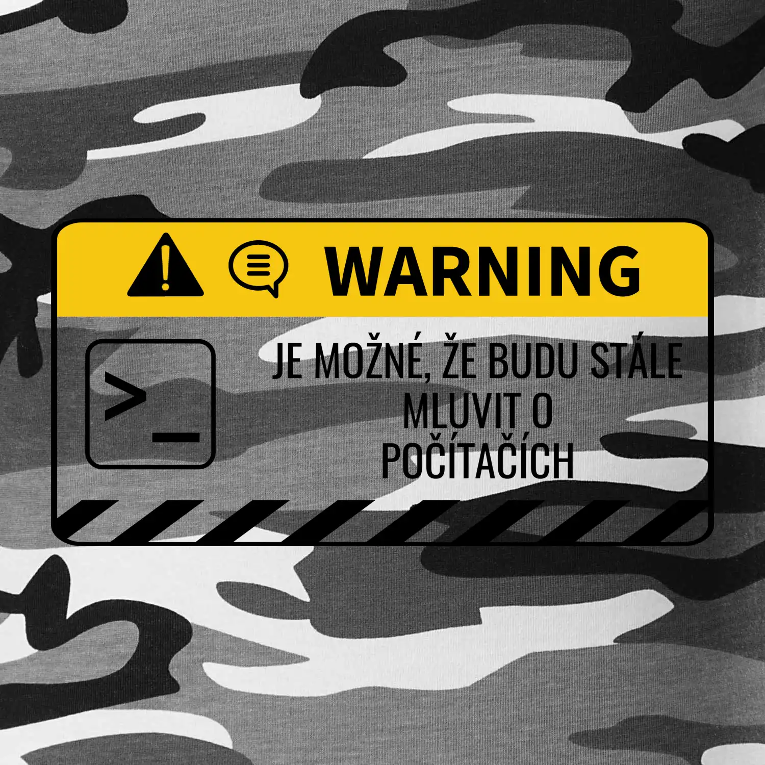 Warning mluvení - Počítač
