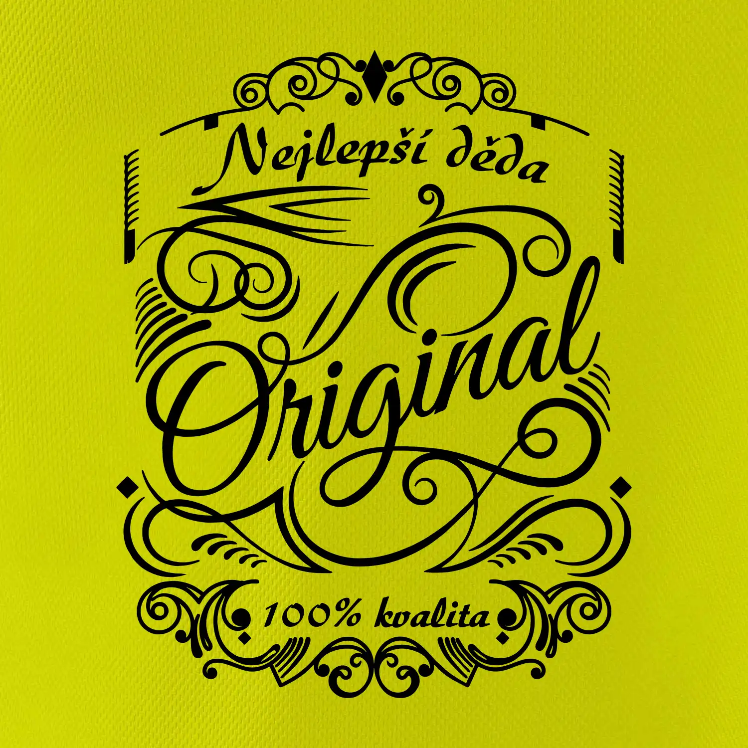 Vintage nejlepší deda 100% kvalita