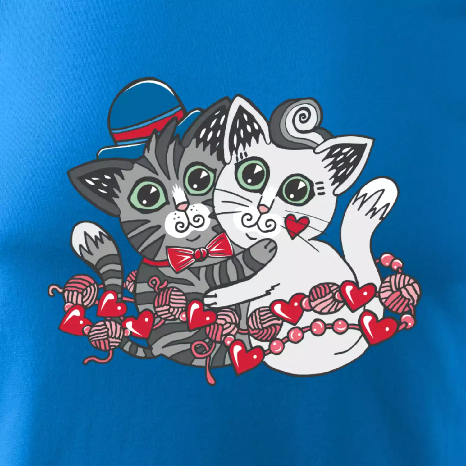 Kočky v objetí (Pecka design)