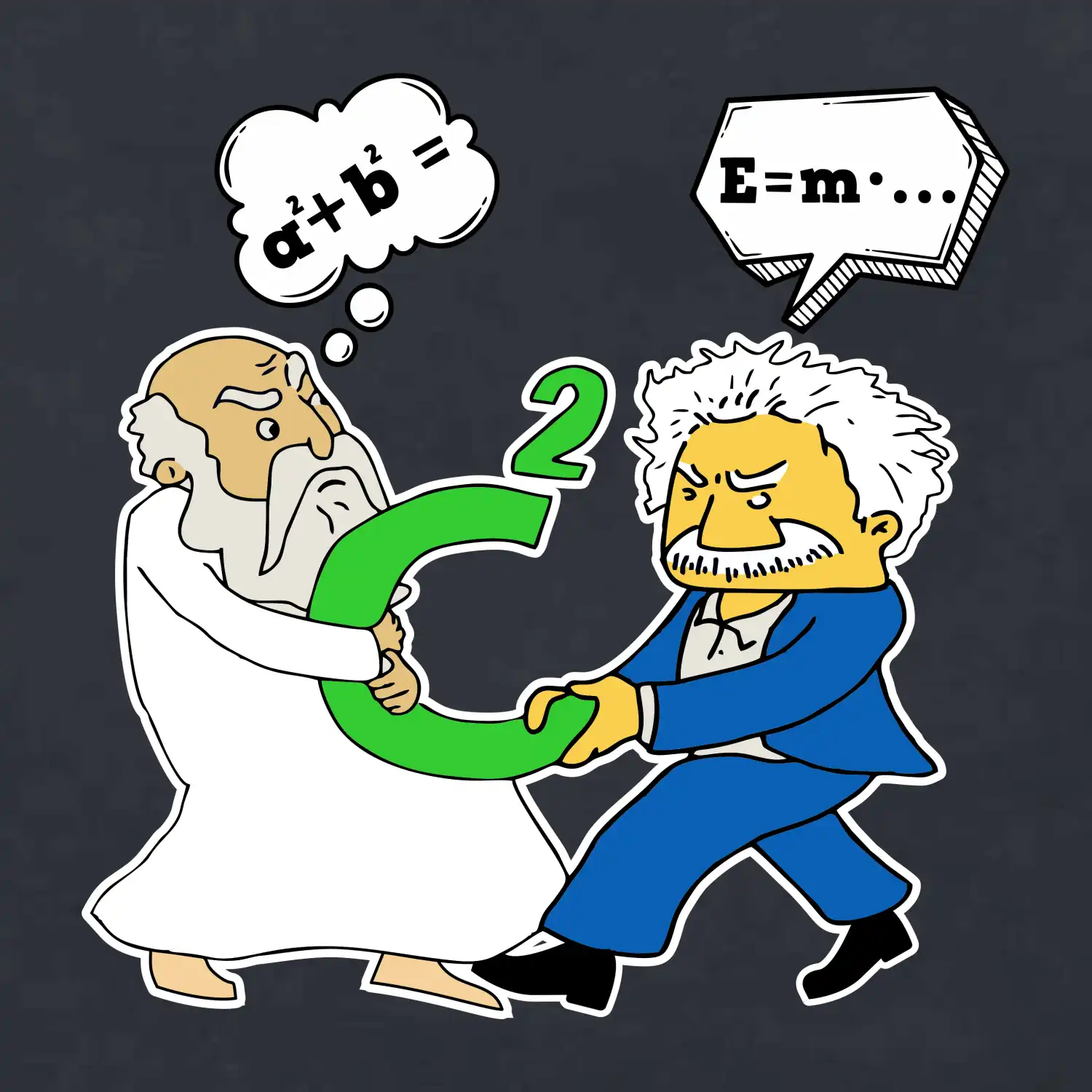 Pythagoras a Albert boj o C
