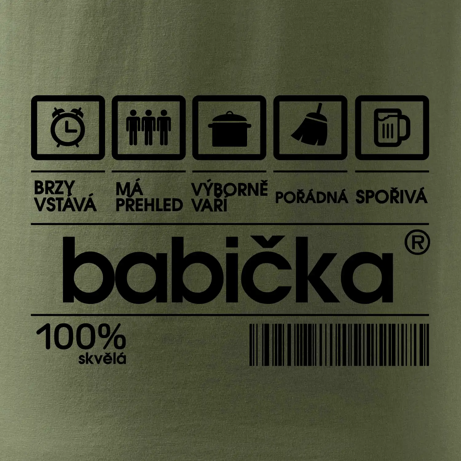 Čárový kód babička