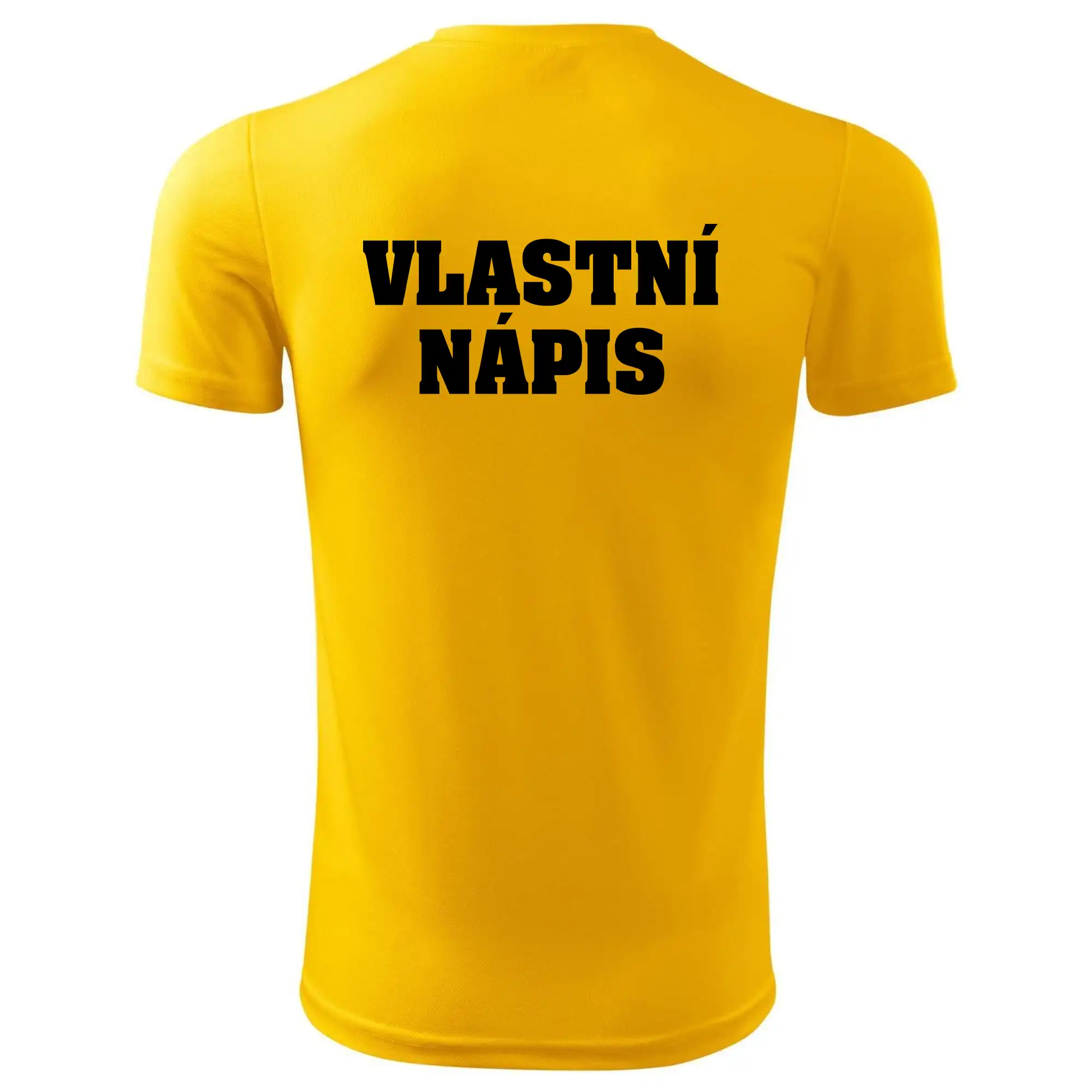 Hvězda života - vlastní nápis vpředu a vzadu