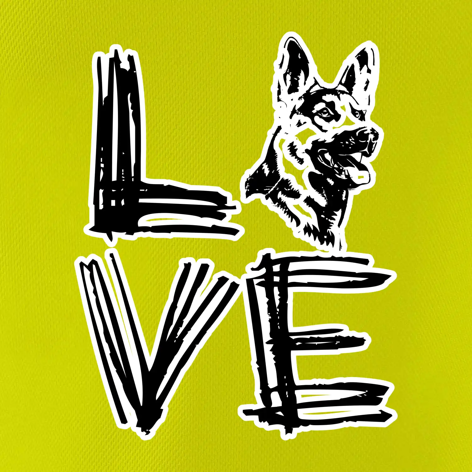 Německý ovčák love