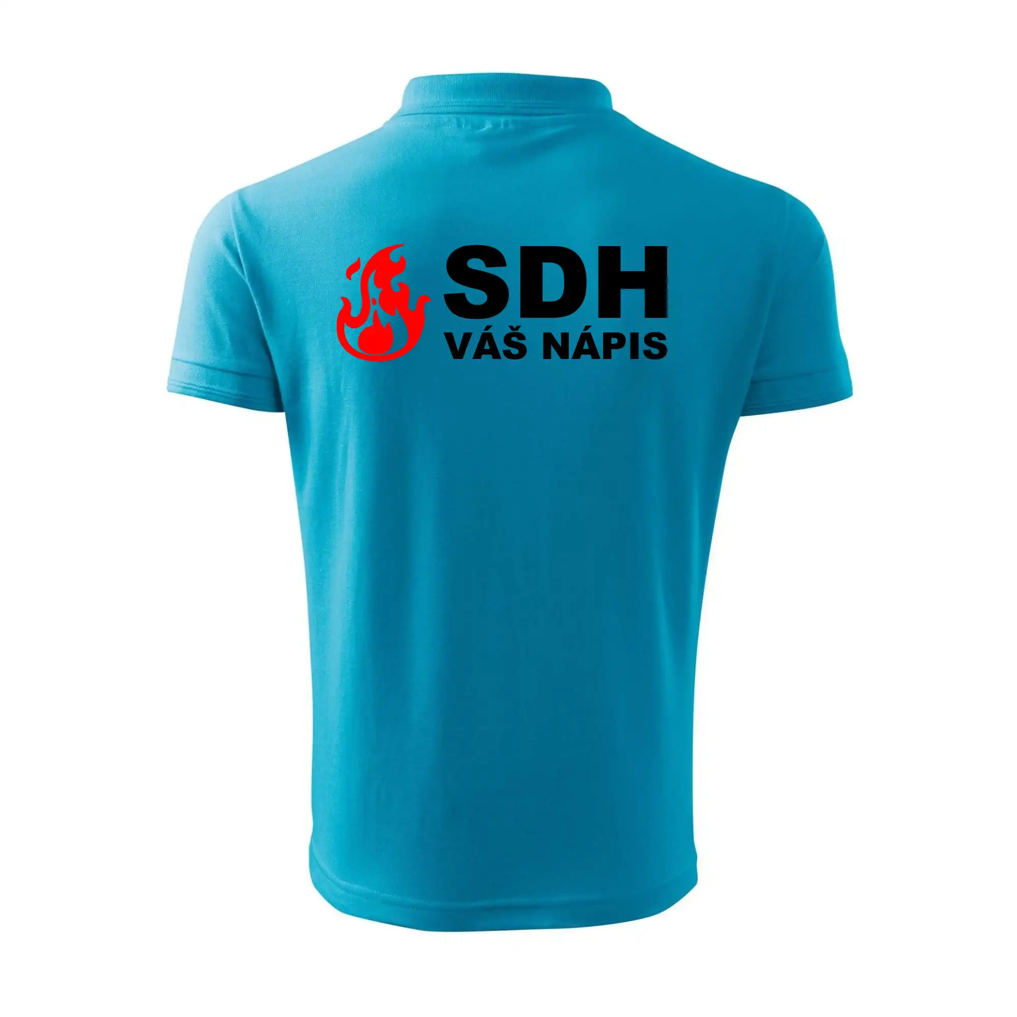 SDH nápis (oheň, firesport, název sboru - vlastní nápis)
