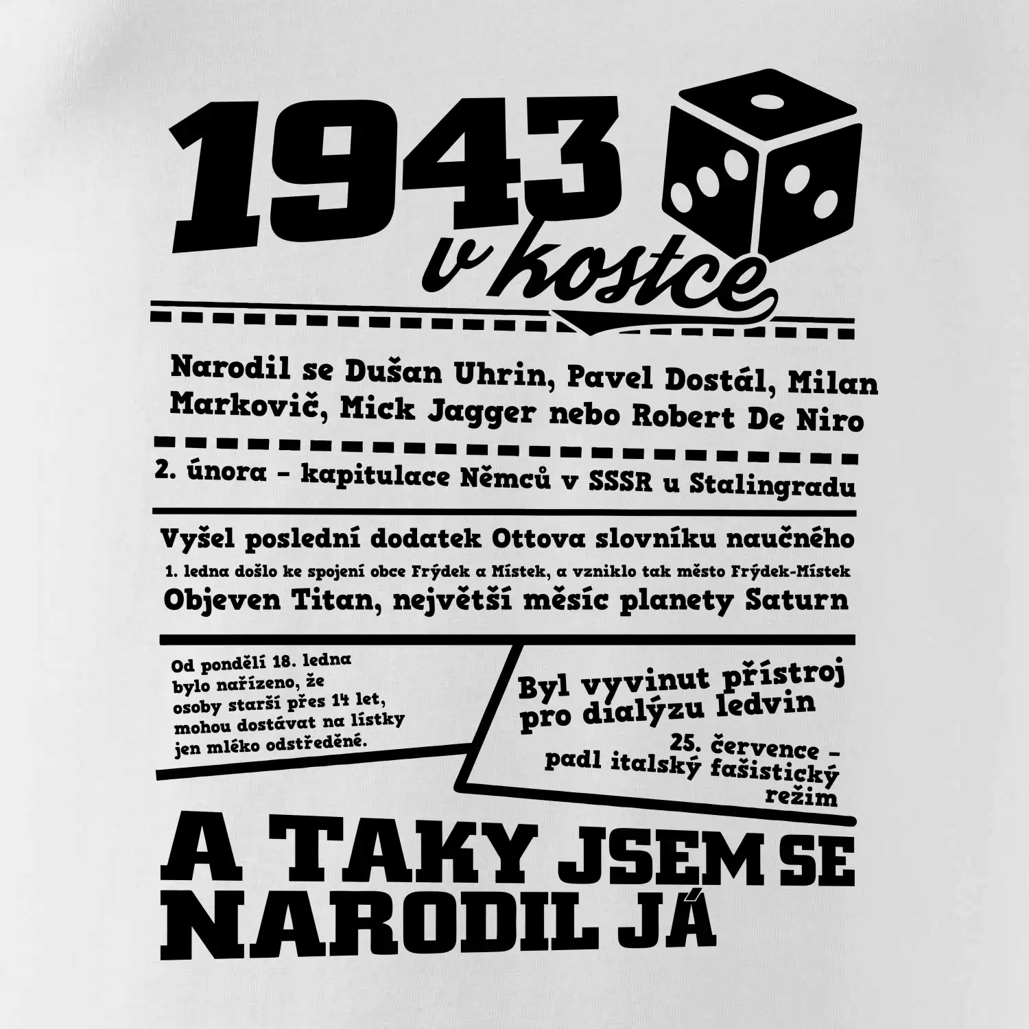 1943 v kostce