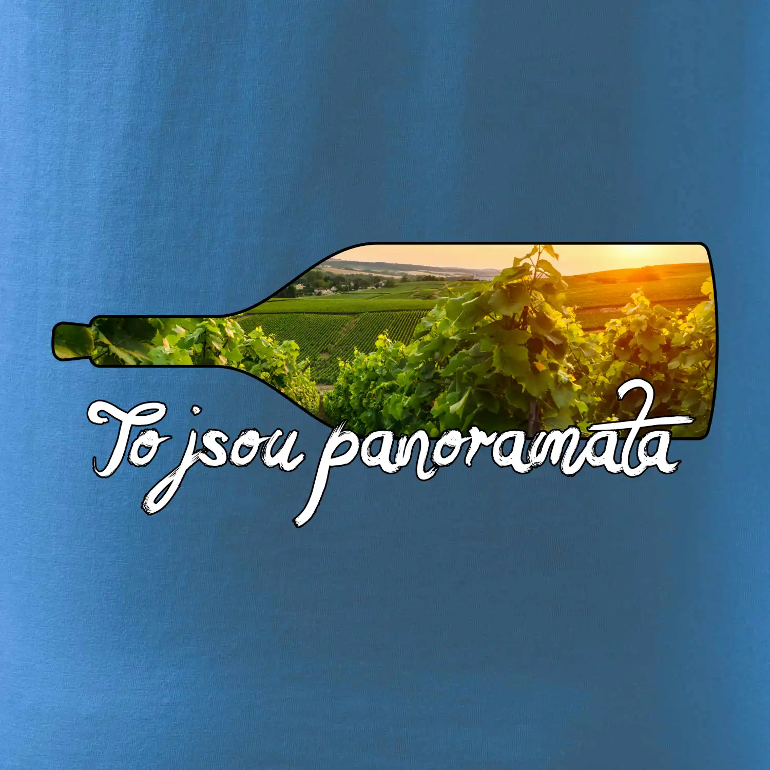 To jsou panoramata vinice