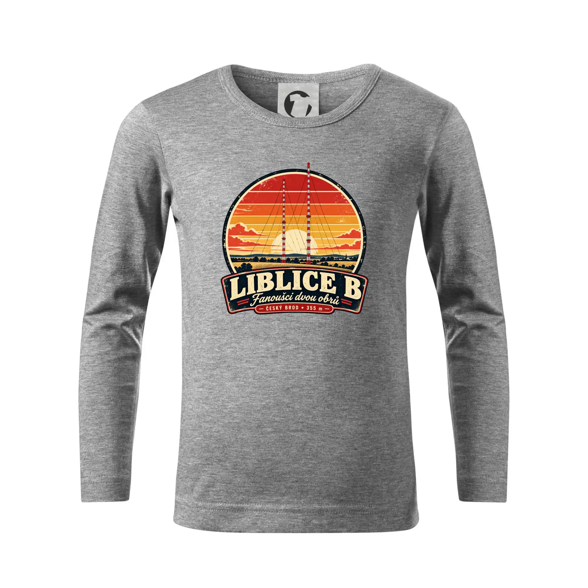 Liblice B retro odznak dvou vysílačů