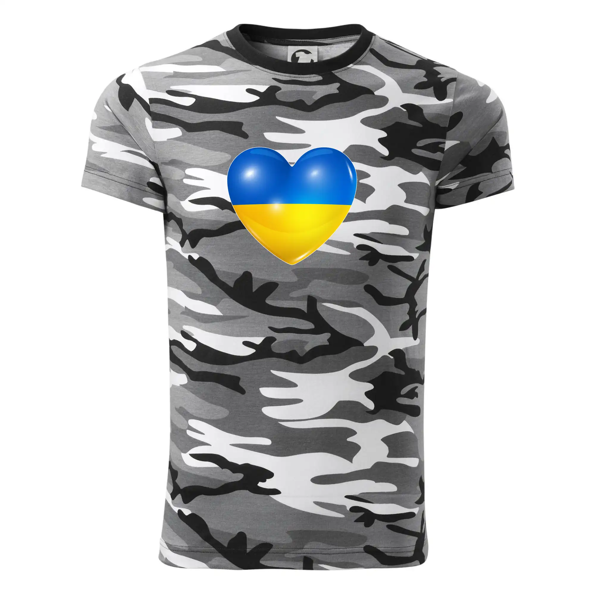 Ukrajina srdce vlajka