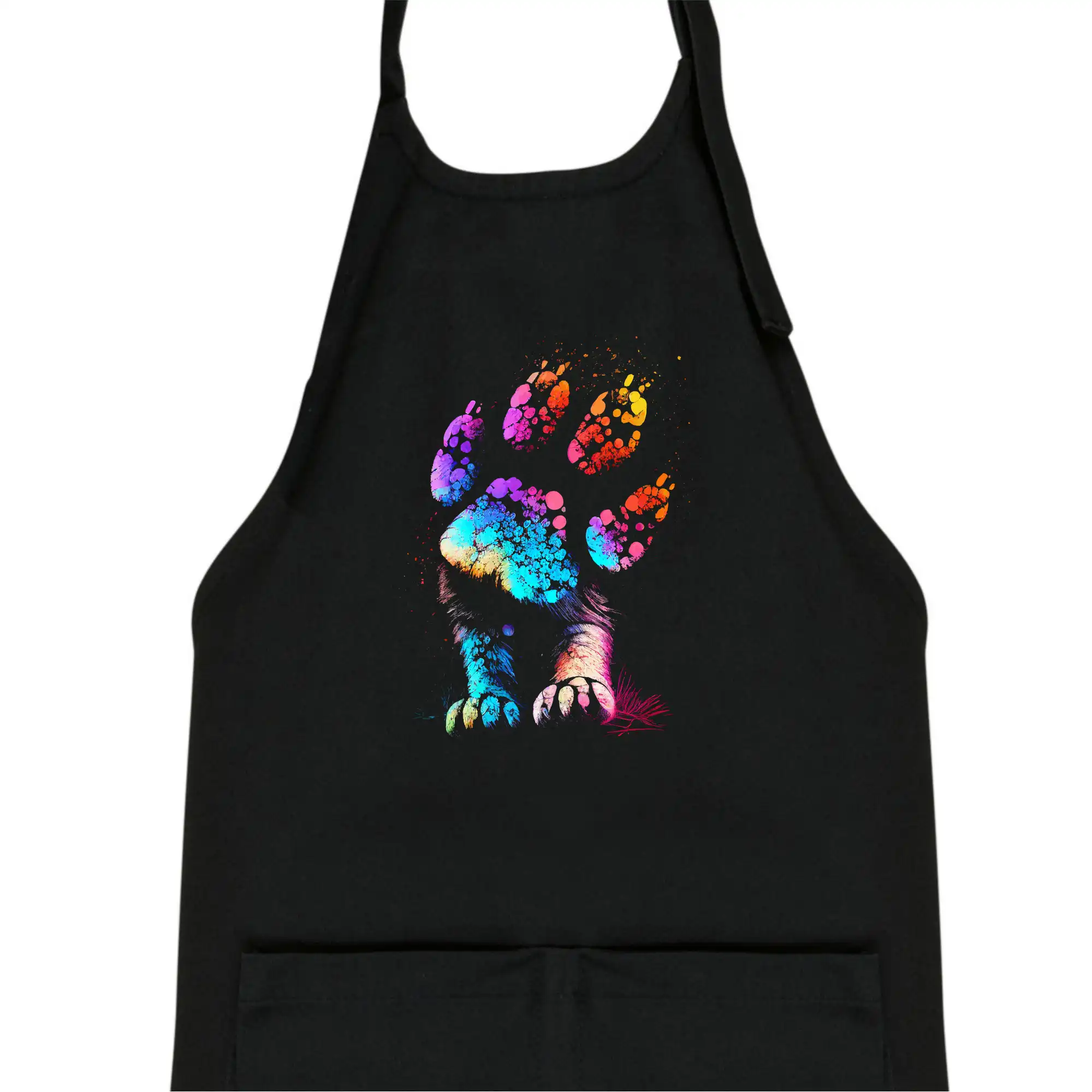 Abstraktní psí tlapka a nohy