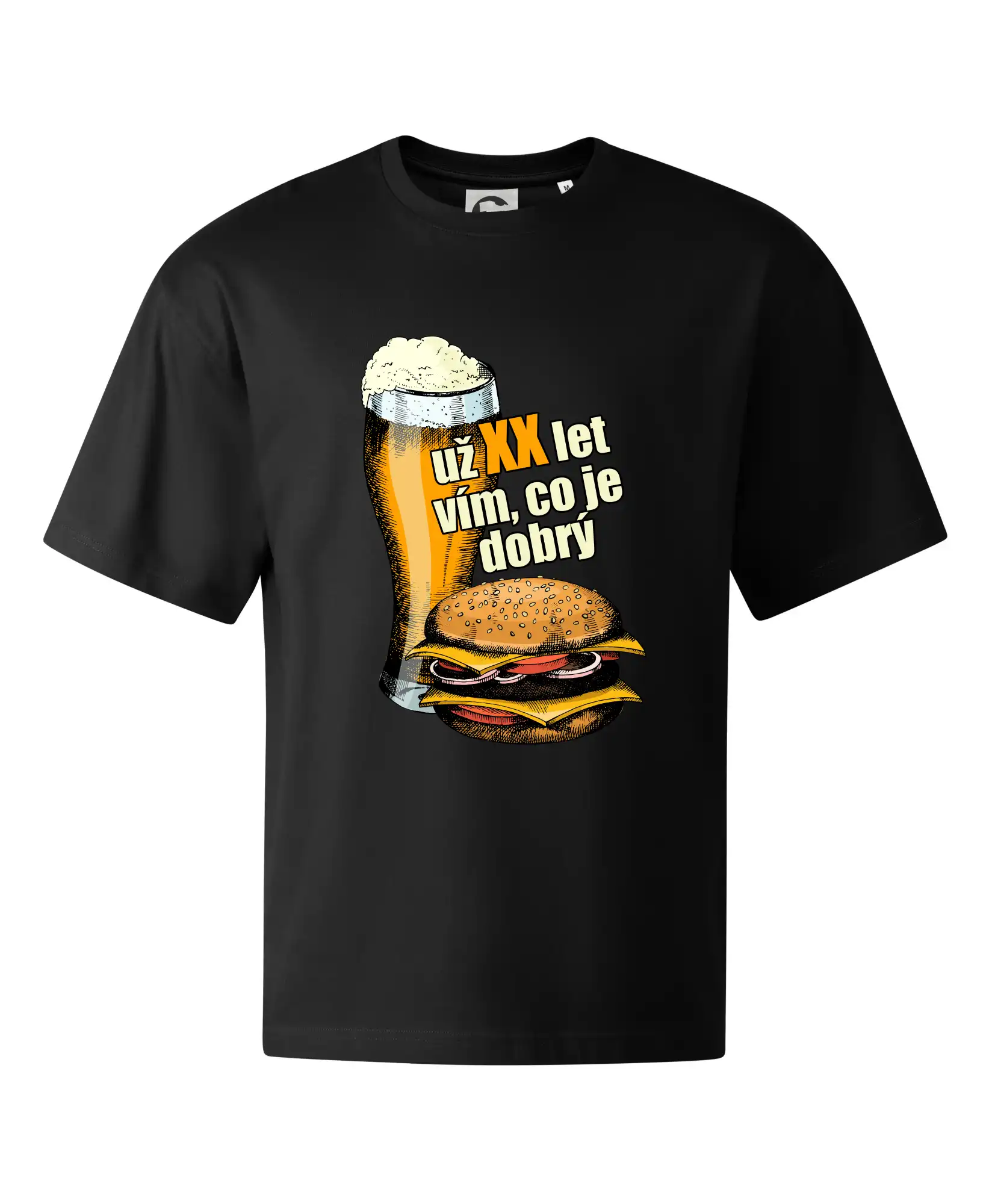 Pivo a burger vím co je dobrý