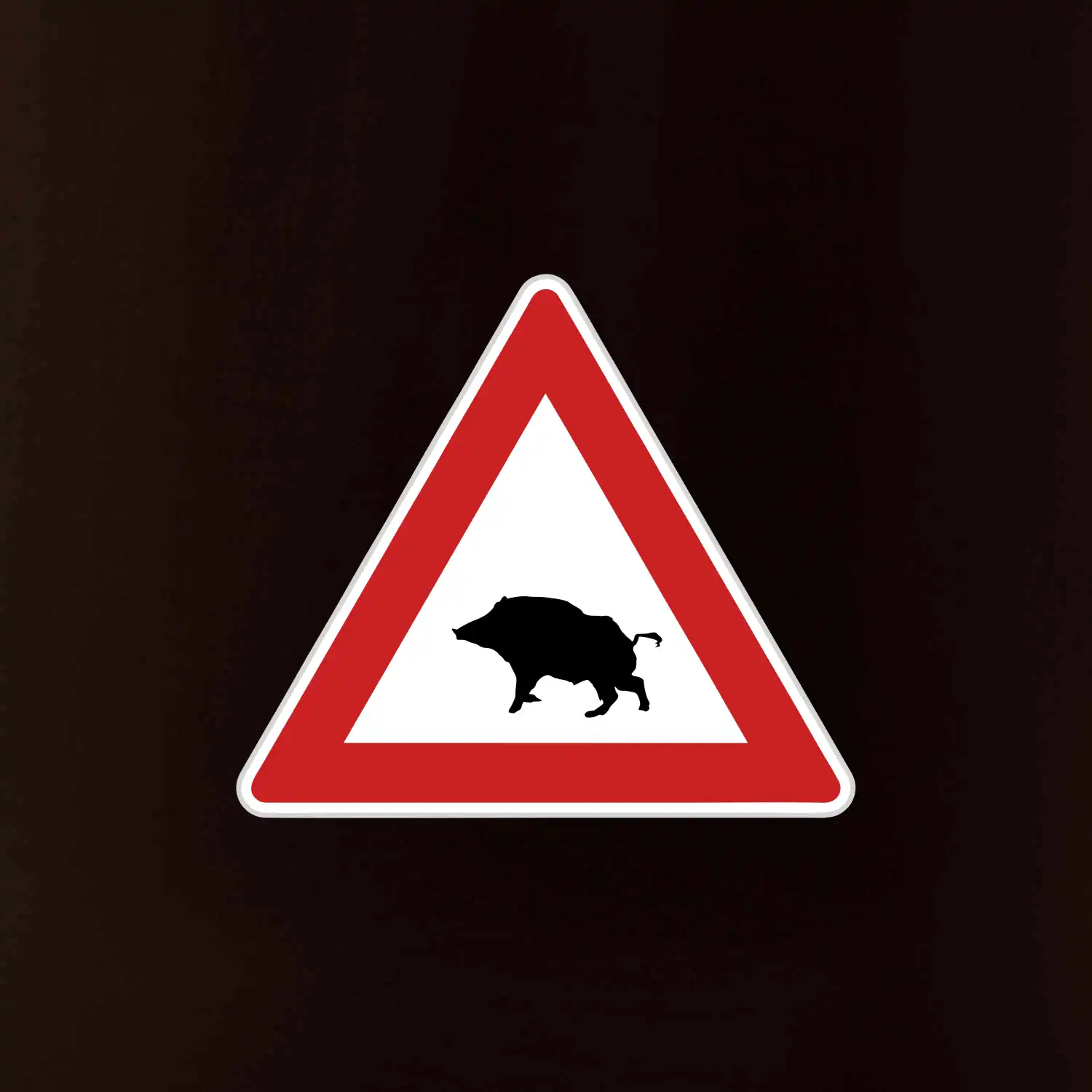 Dopravní značka - Pozor divočák