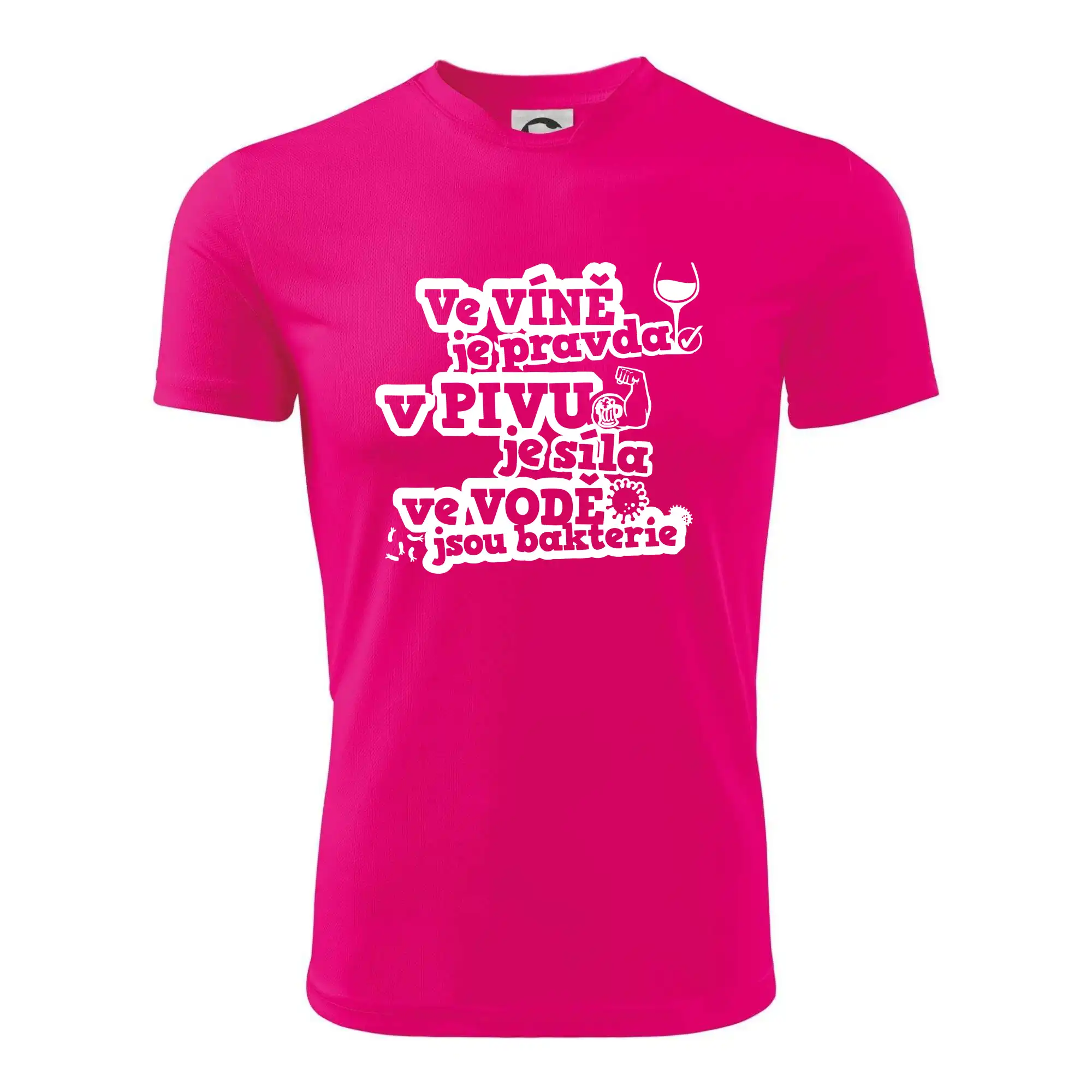 Ve víně je pravda, v pivu síla, ve vodě bakterie